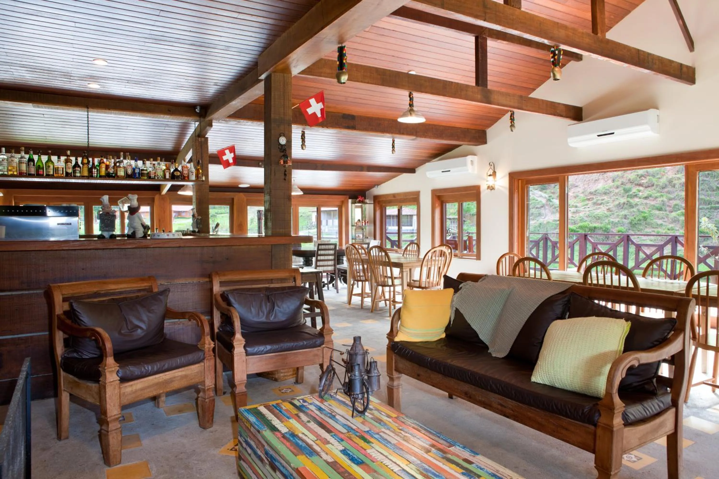 Lounge or bar in Fazenda Suica Le Canton