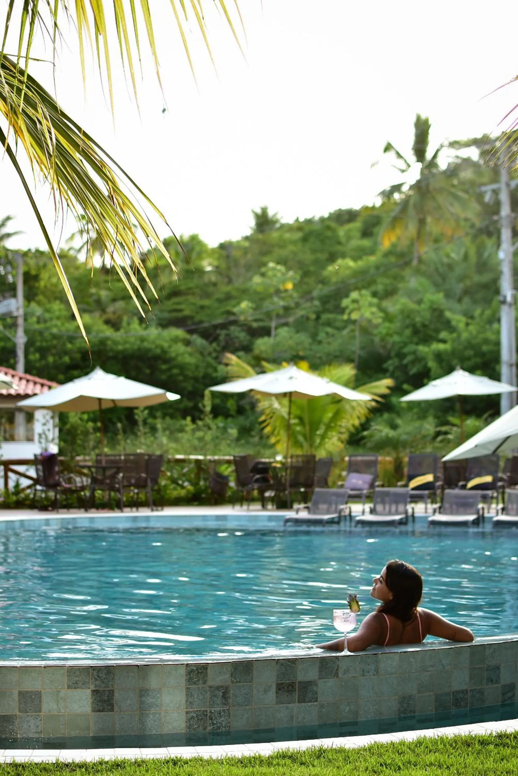 Pool view in Pousada Patuá do Morro