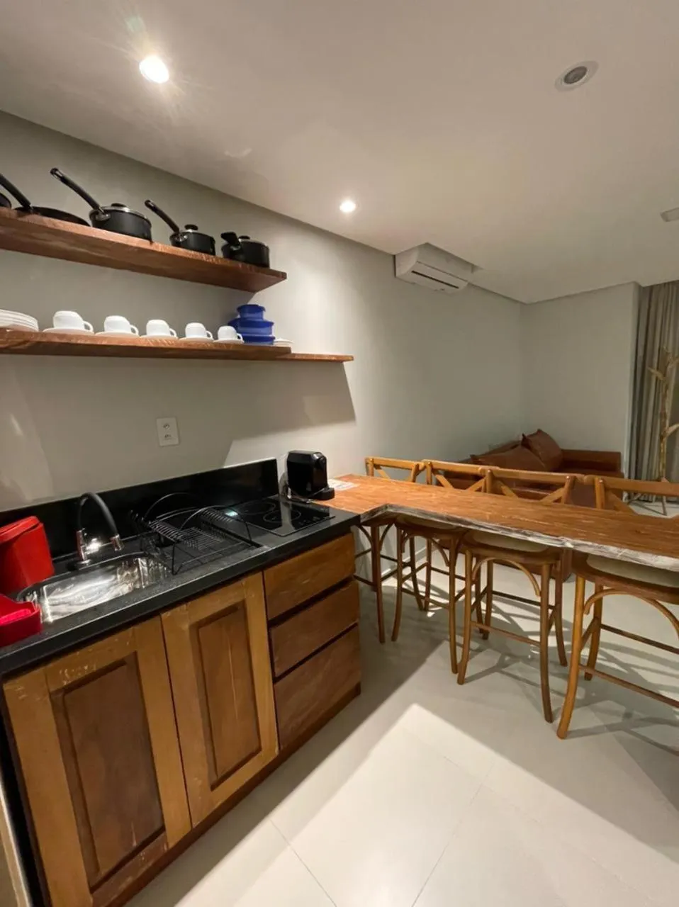 Kitchen or kitchenette in Pousada Patuá do Morro