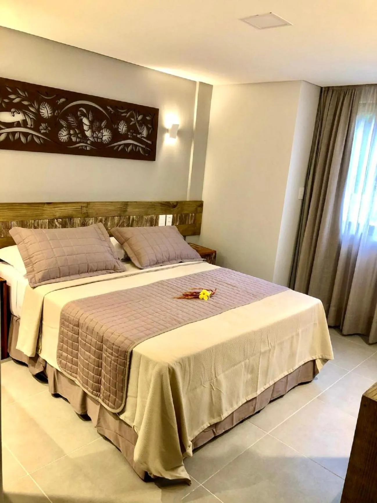 Bed in Pousada Patuá do Morro