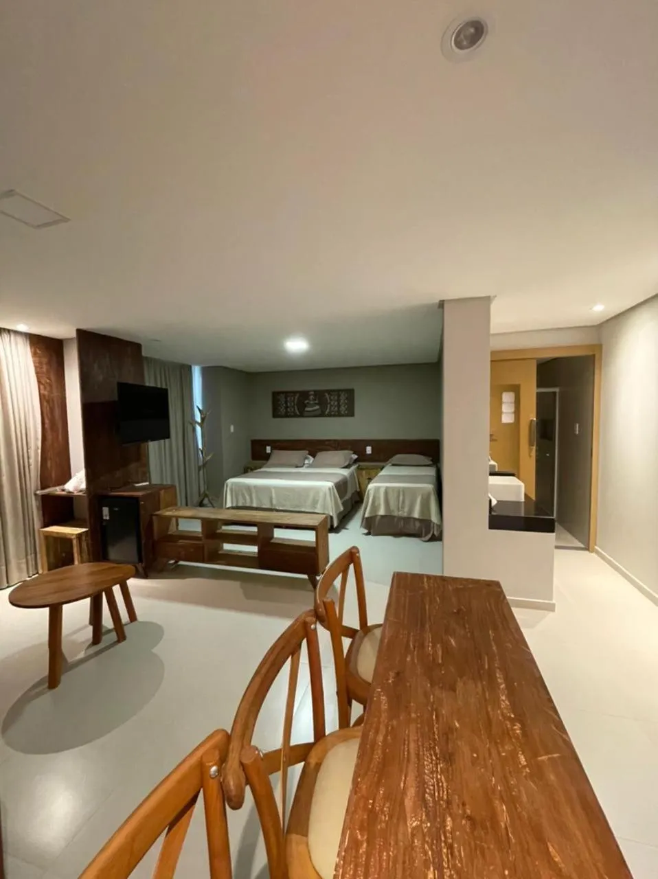 Photo of the whole room, Bed in Pousada Patuá do Morro