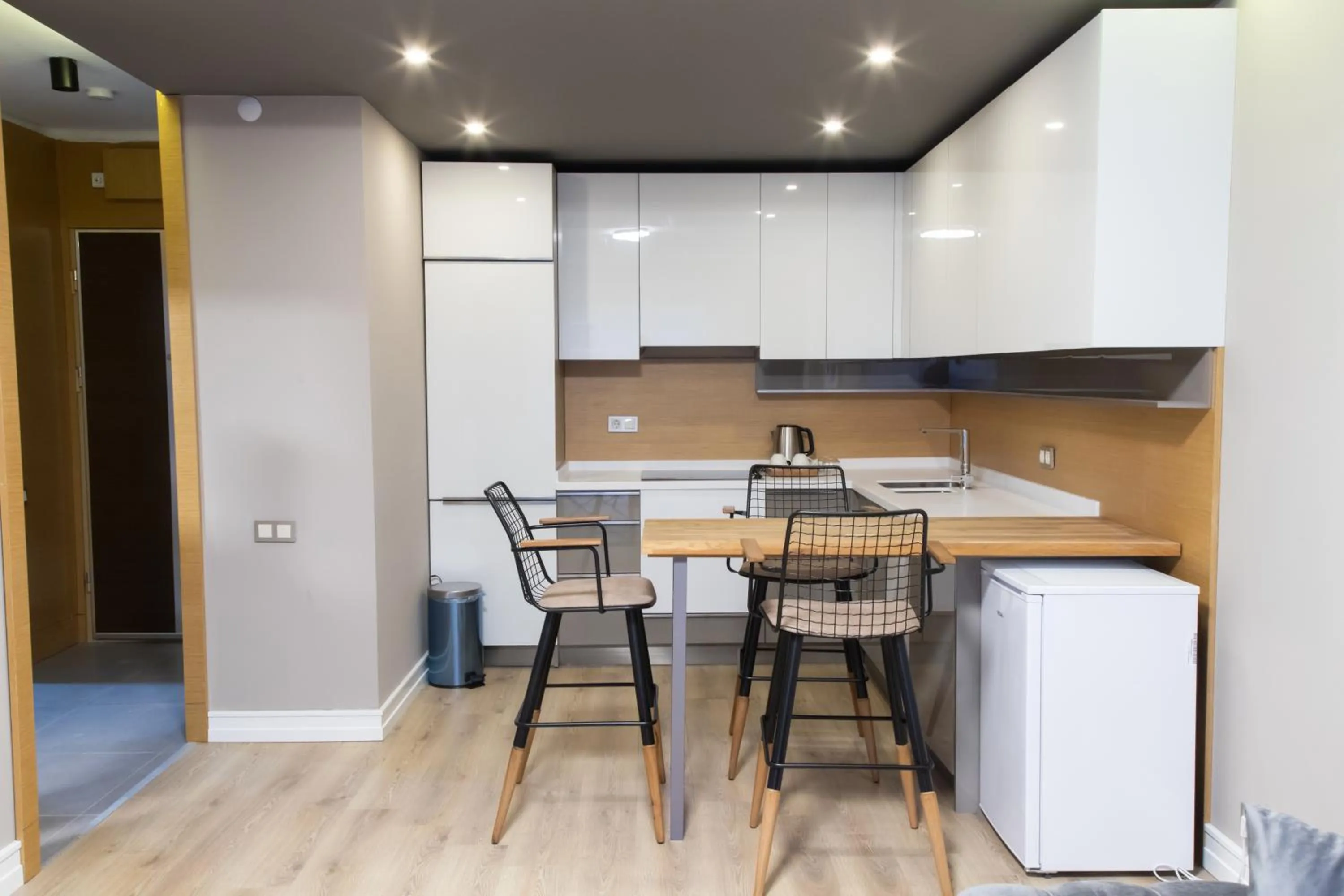 Kitchen or kitchenette in INN HOUSE LOFT SPA