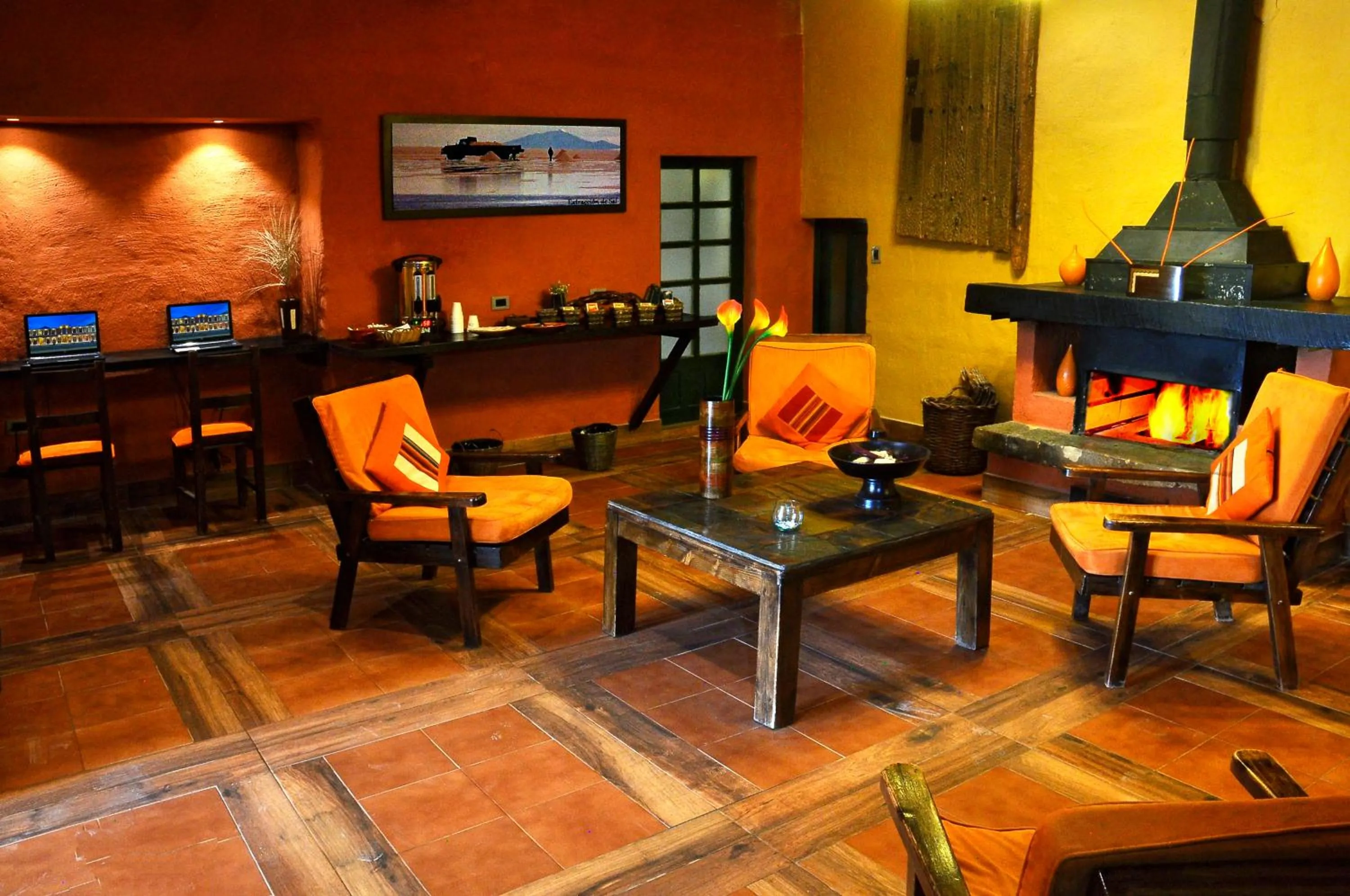 Lobby or reception in Hotel Jardines de Uyuni