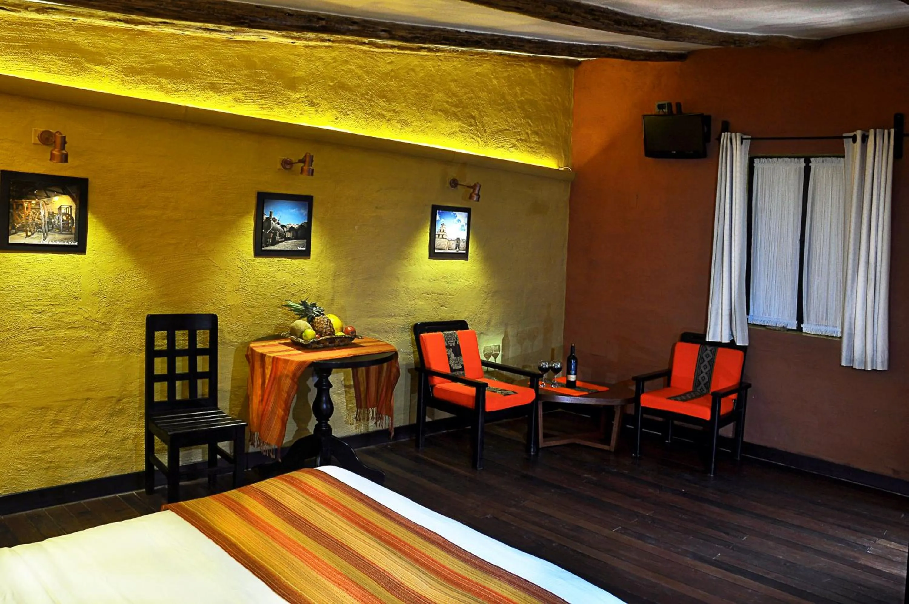 Decorative detail, Bed in Hotel Jardines de Uyuni