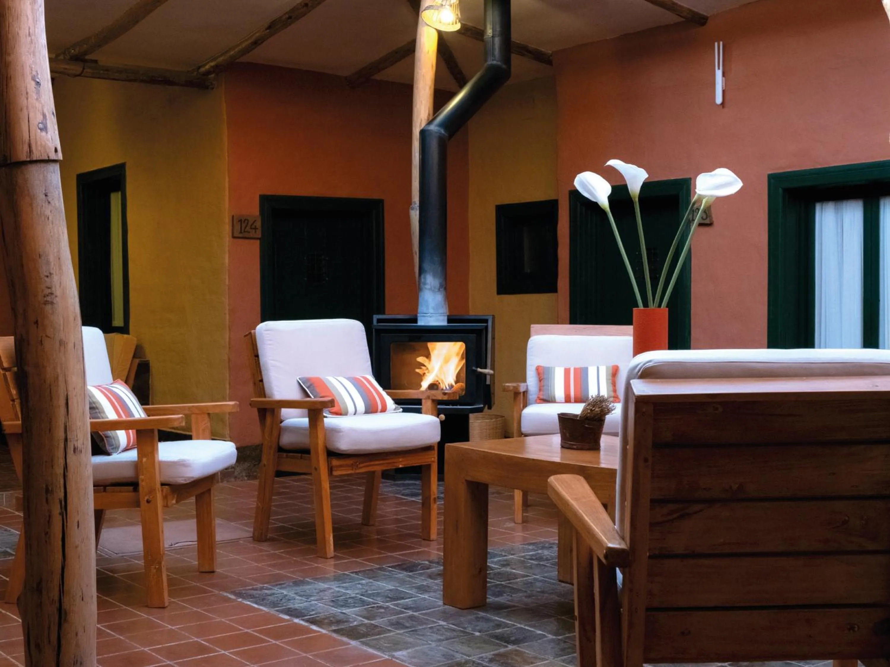 Living room in Hotel Jardines de Uyuni