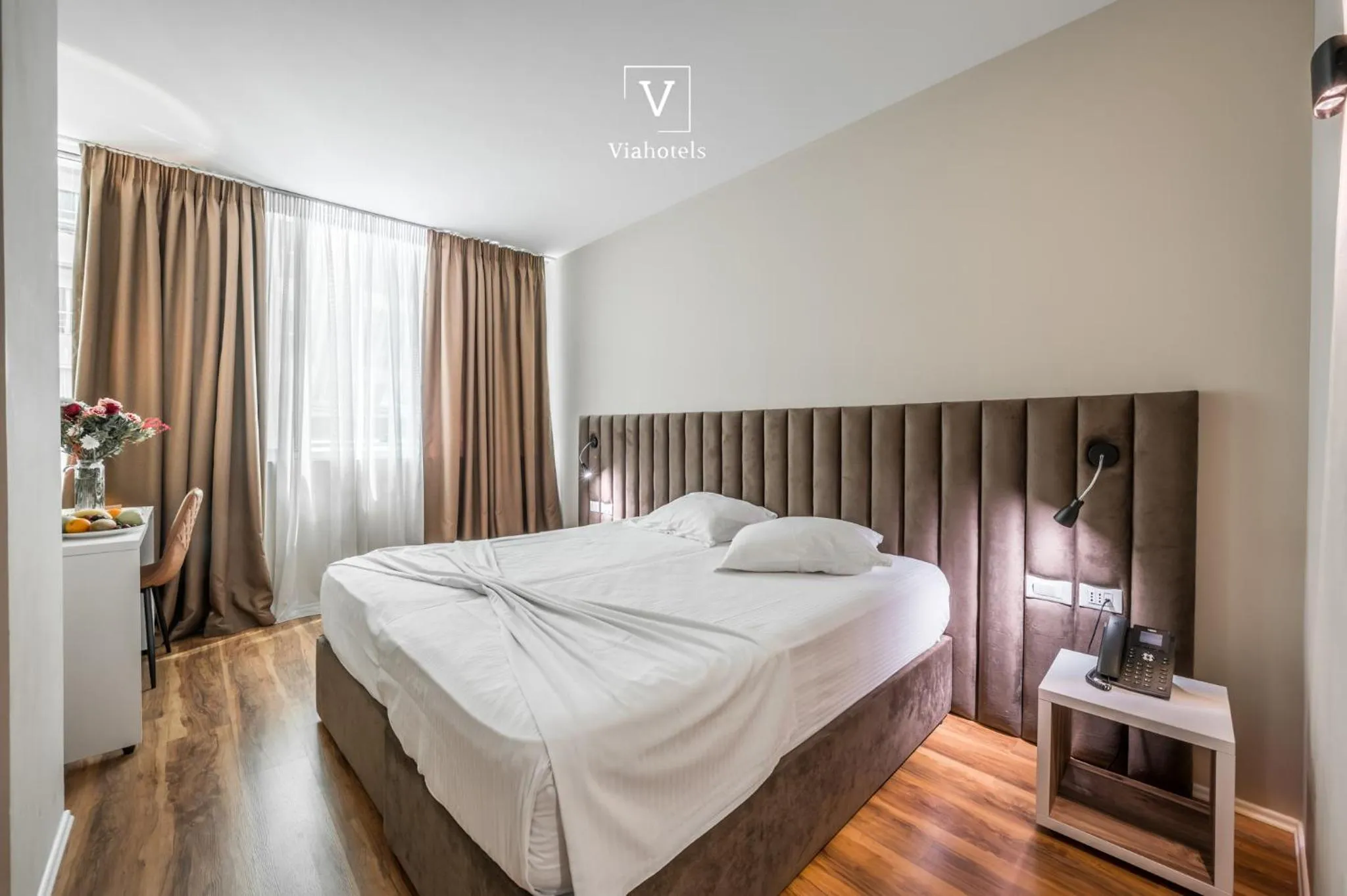 Bed in VH Eurostar Tirana Hotel Congress & Tirana Spa