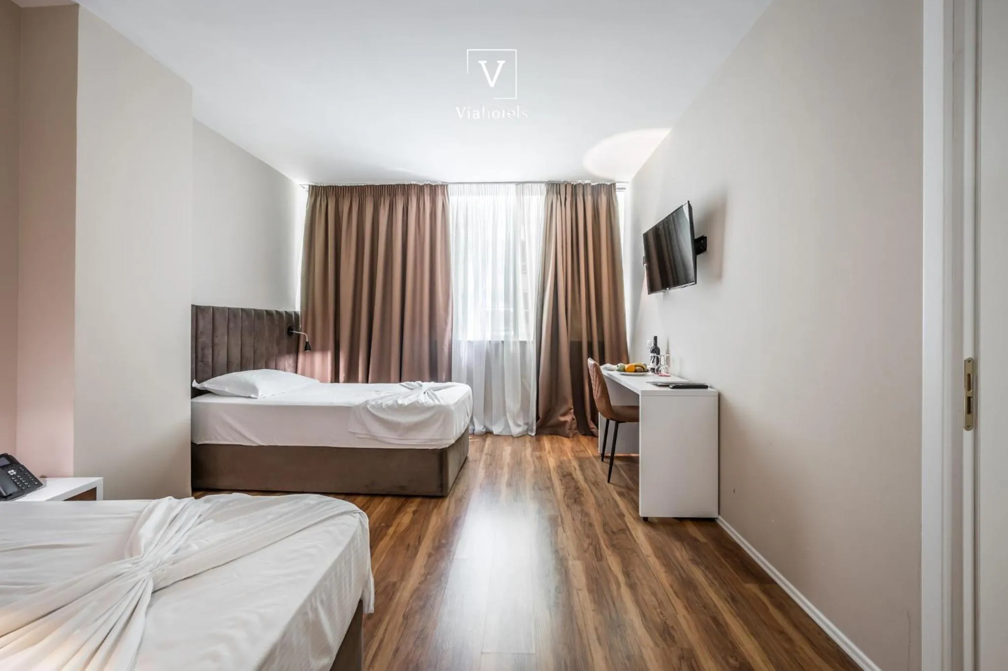 Bed in VH Eurostar Tirana Hotel Congress & Tirana Spa