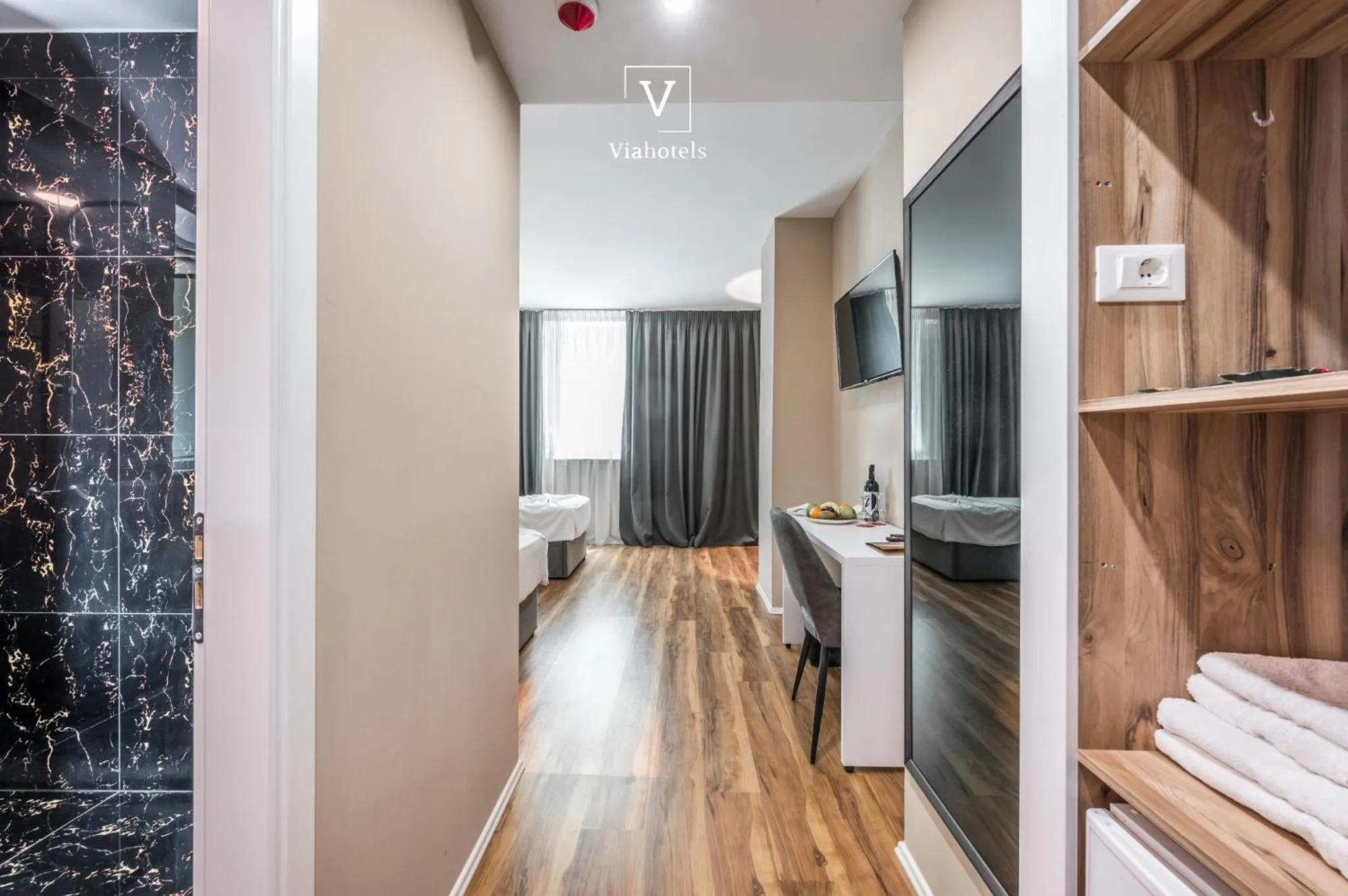 Bed in VH Eurostar Tirana Hotel Congress & Tirana Spa