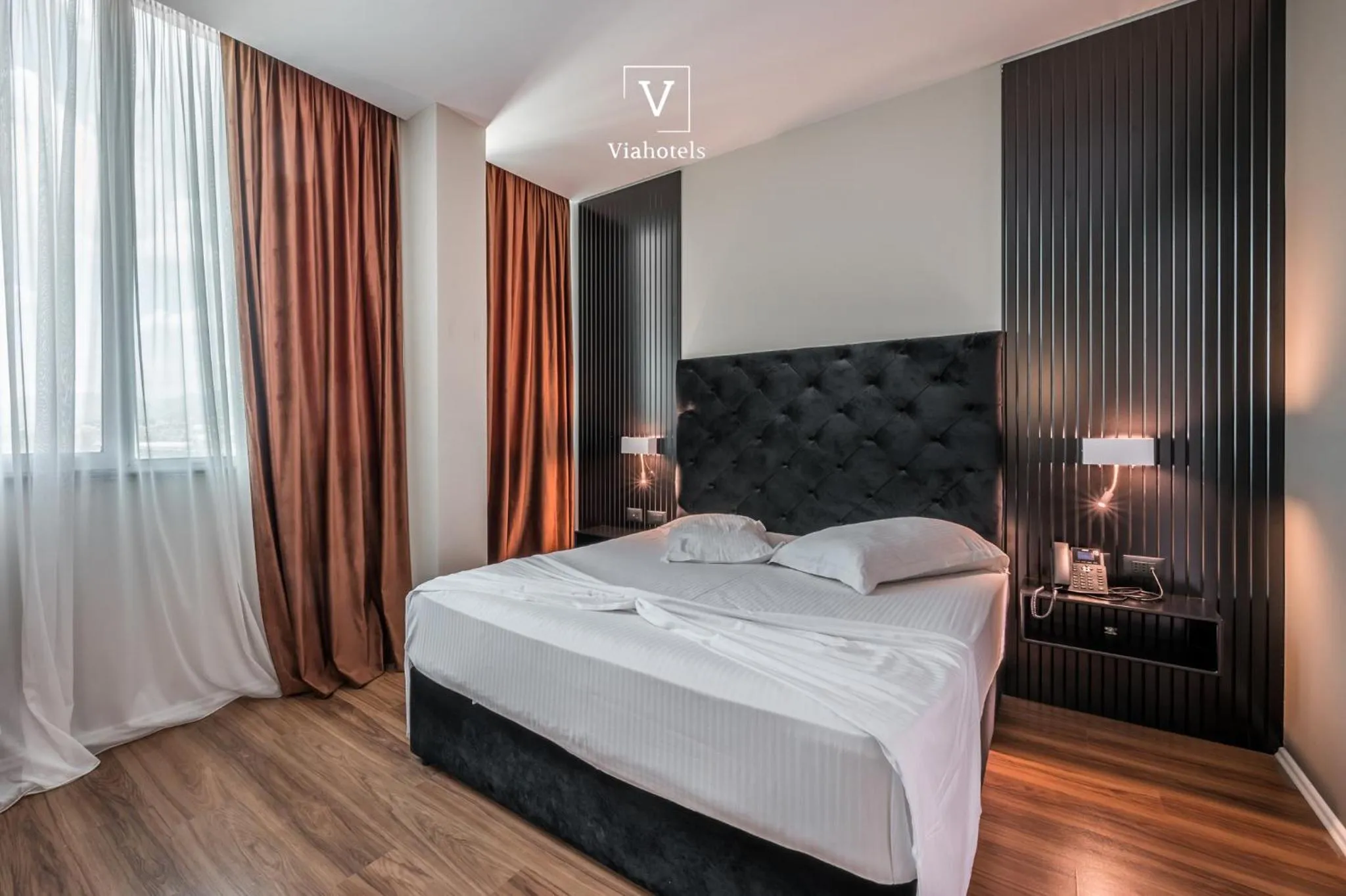 Bed in VH Eurostar Tirana Hotel Congress & Tirana Spa