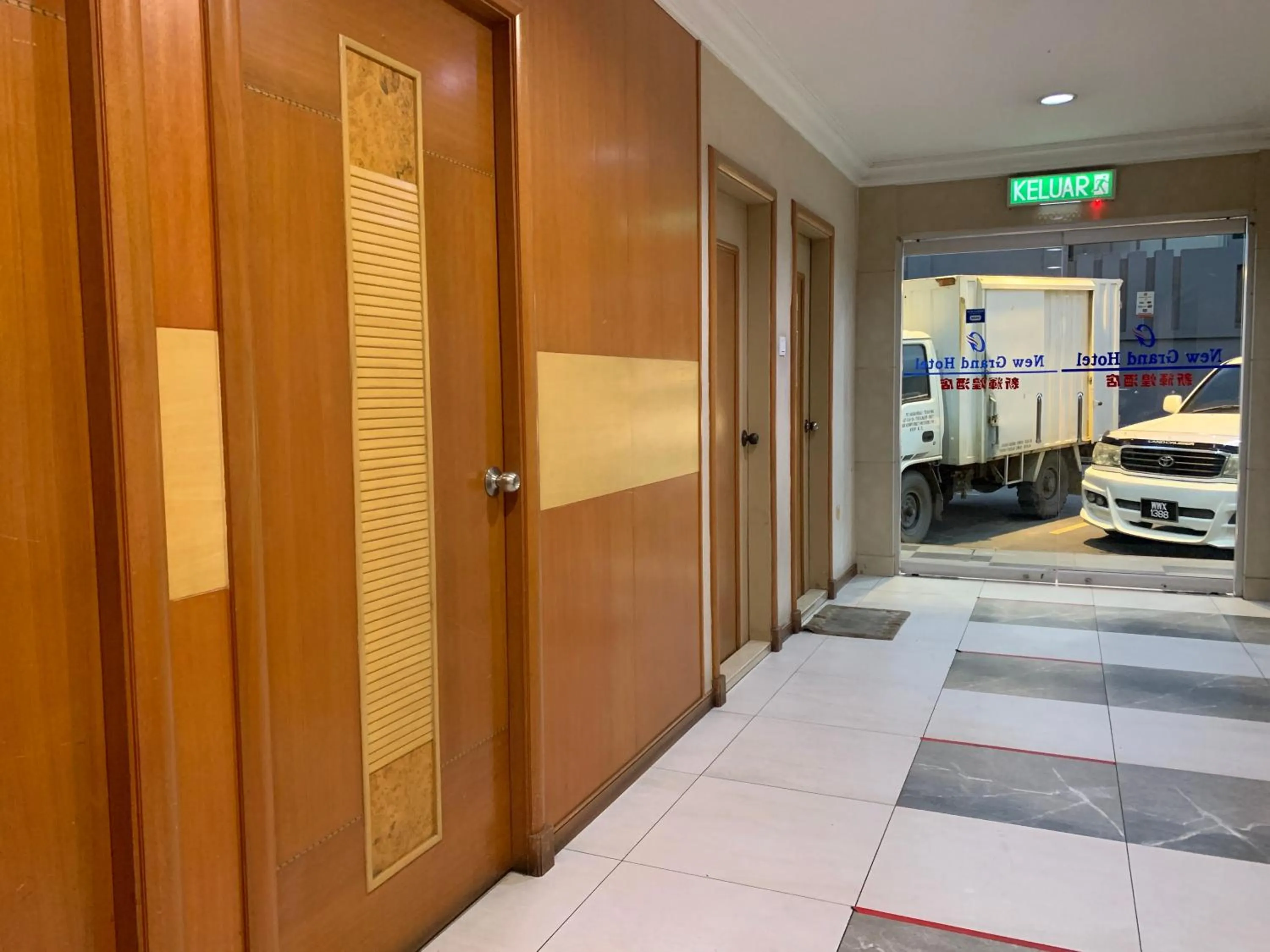 Lobby or reception in New Grand Hotel