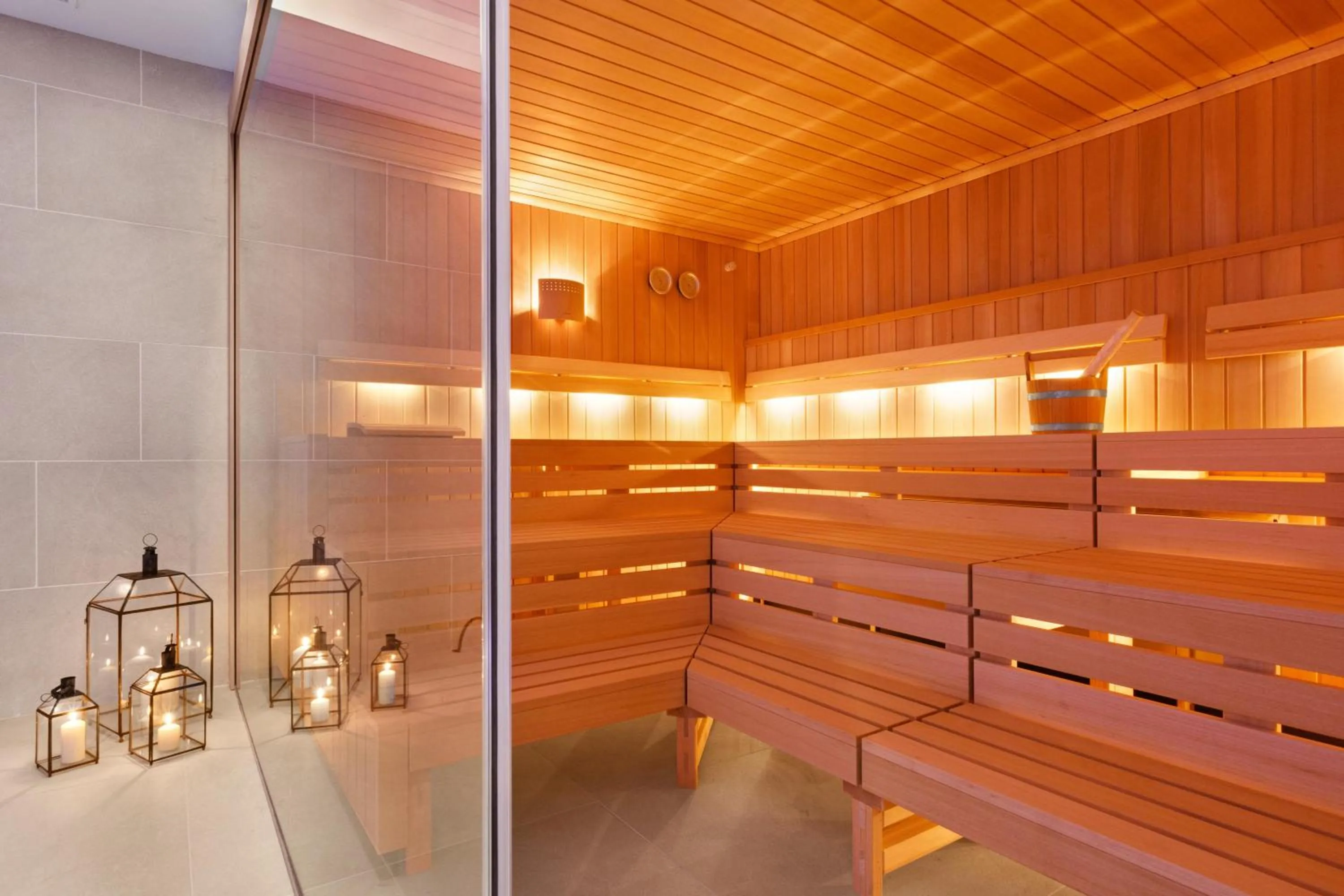 Sauna in Hotel Aubamar Suites & Spa
