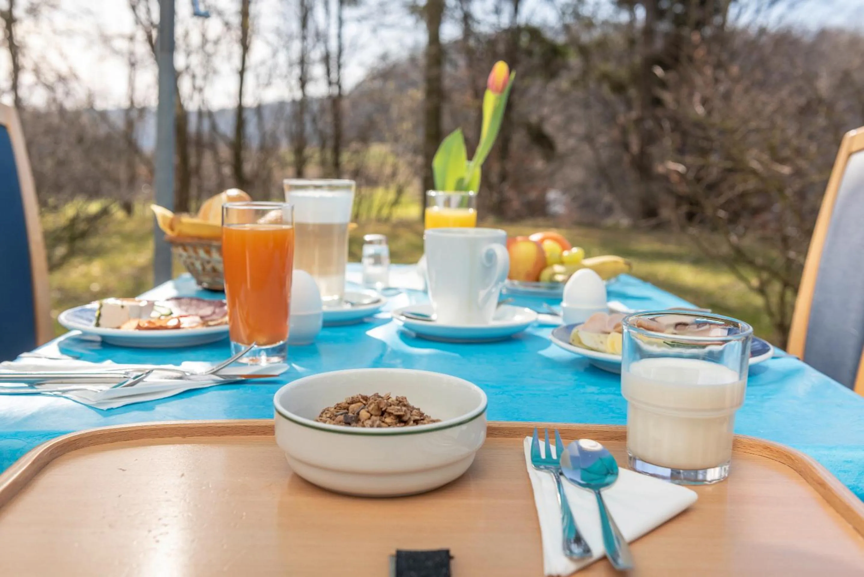 Balcony/Terrace in Hotel Am Wiesenweg l 24h check-in