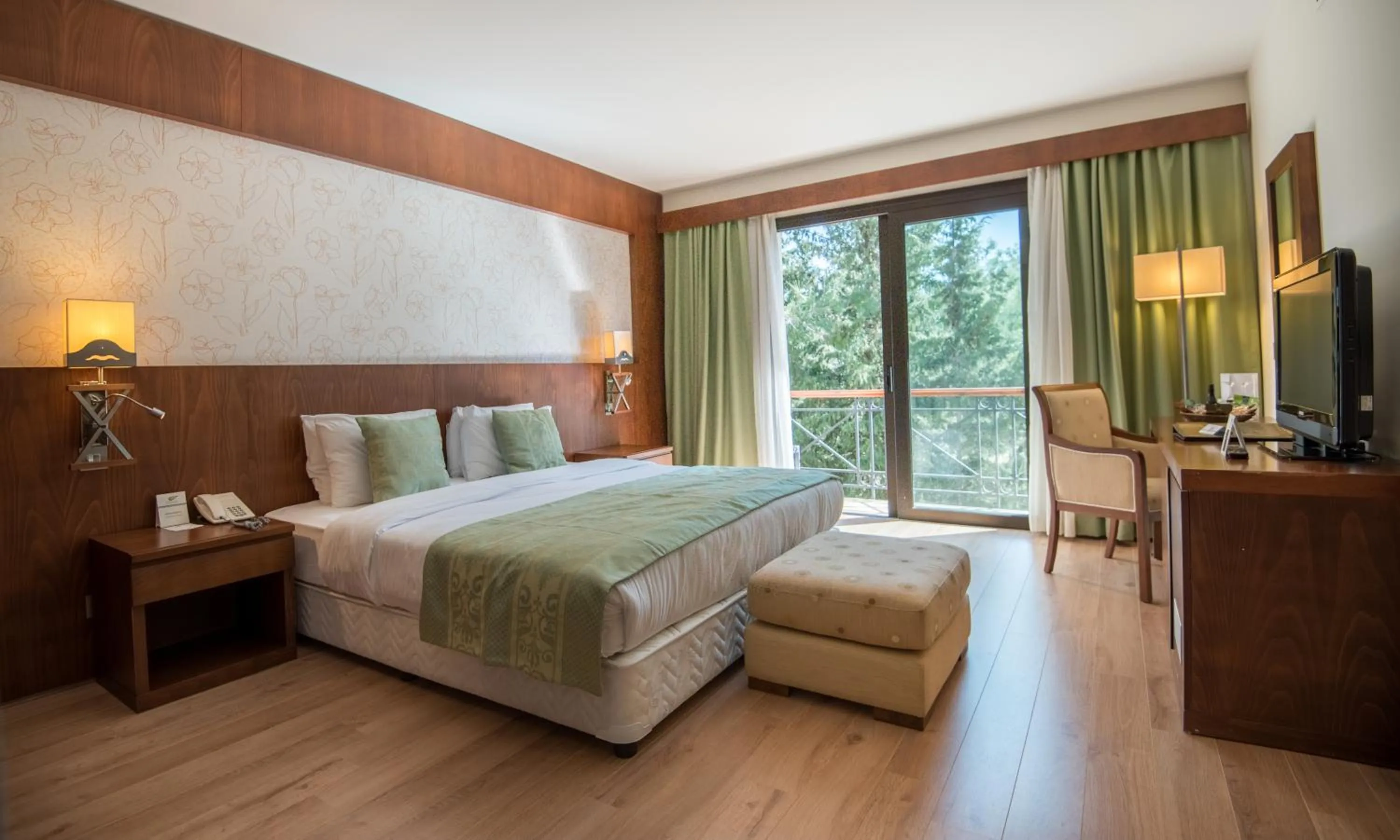 Bed in Korineum Golf & Beach Resort