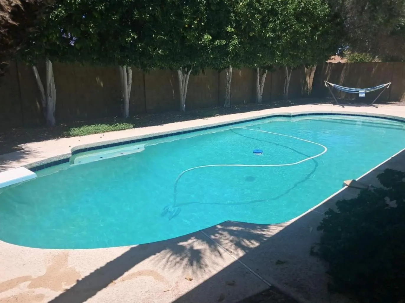 Quiet house with pool heater, patio, BBQ, citrus