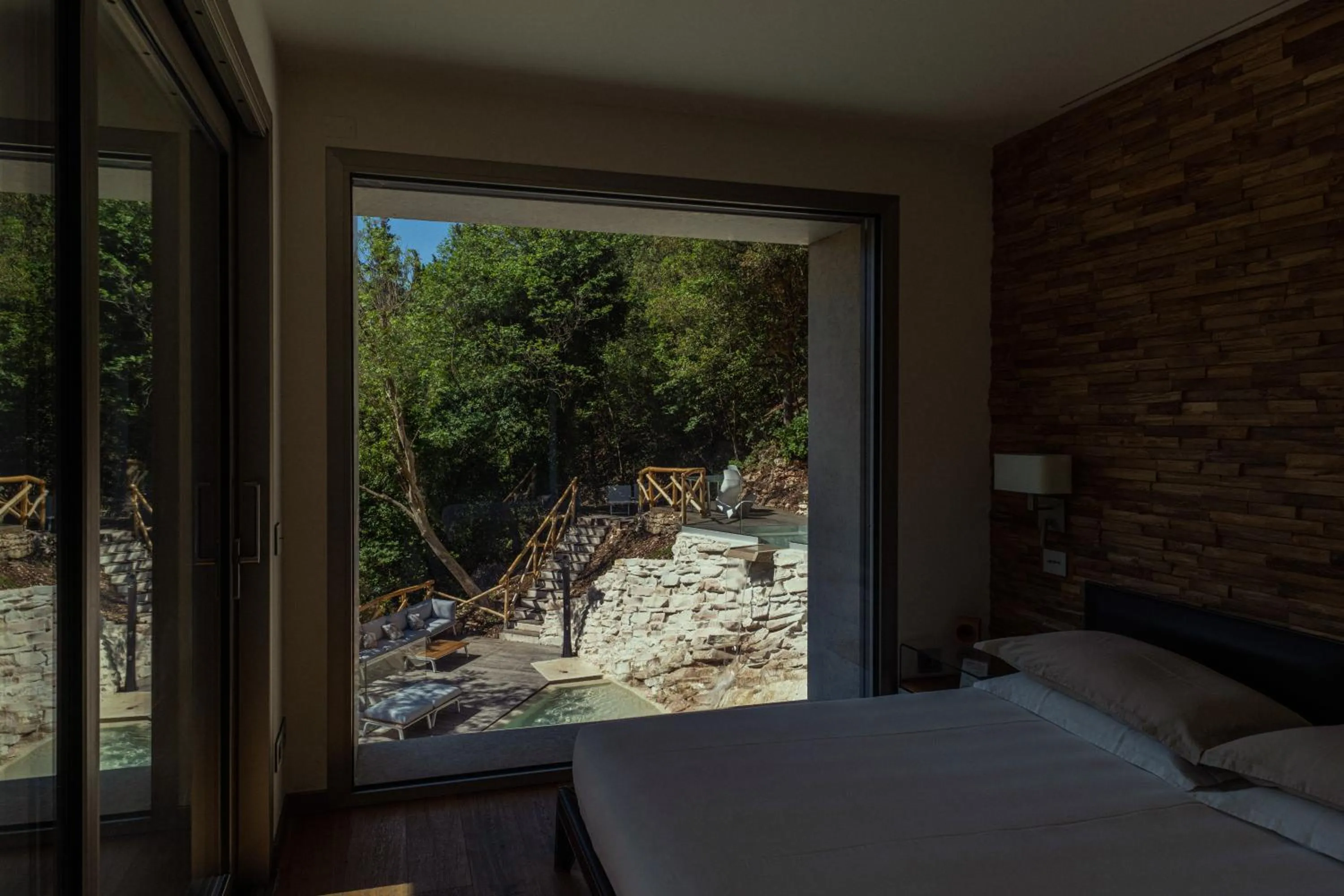 Natural landscape, Bed in La Forestale Luxury Ecolodge B&B Primo Piano