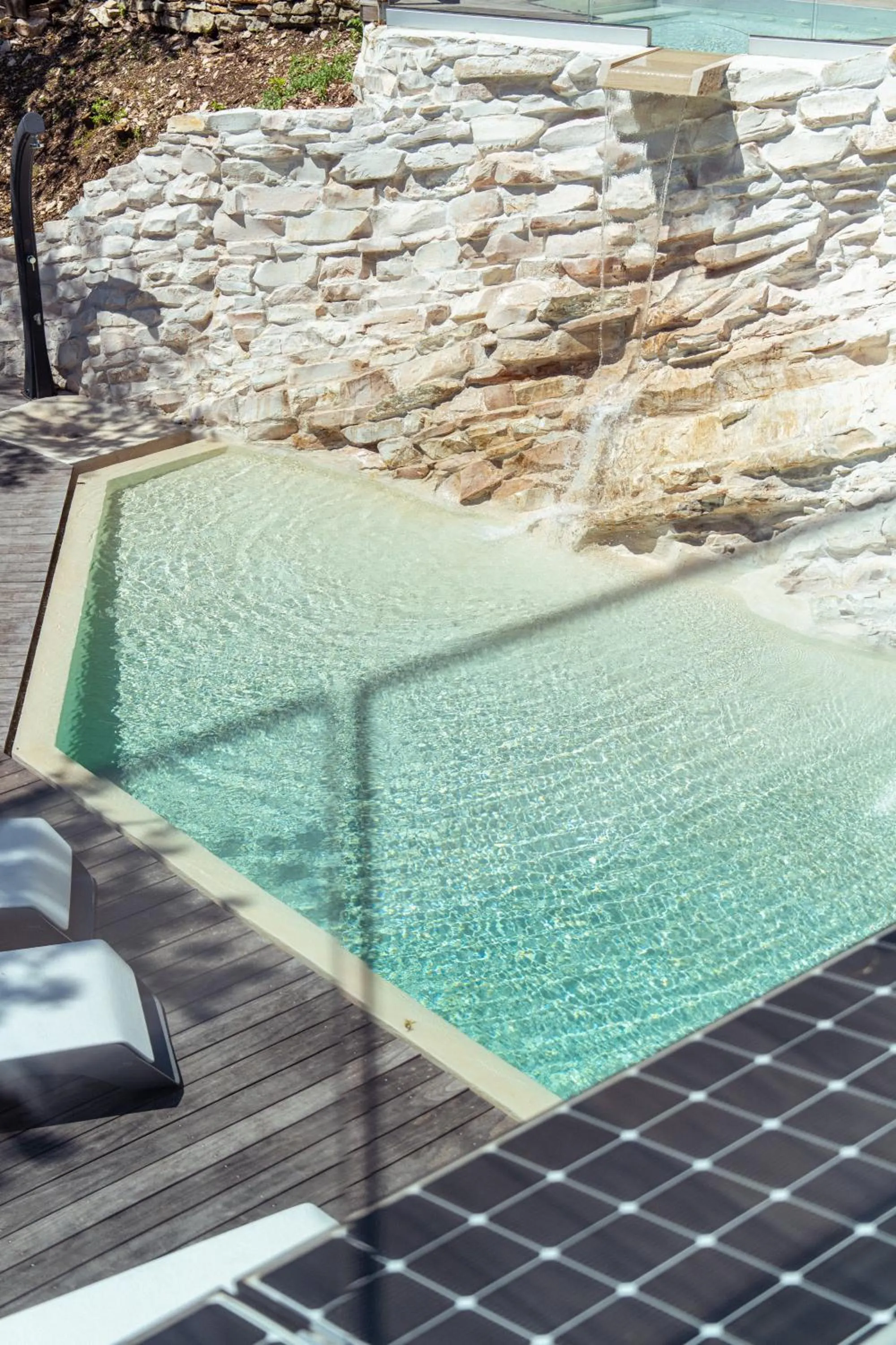 Pool view in La Forestale Luxury Ecolodge B&B Primo Piano