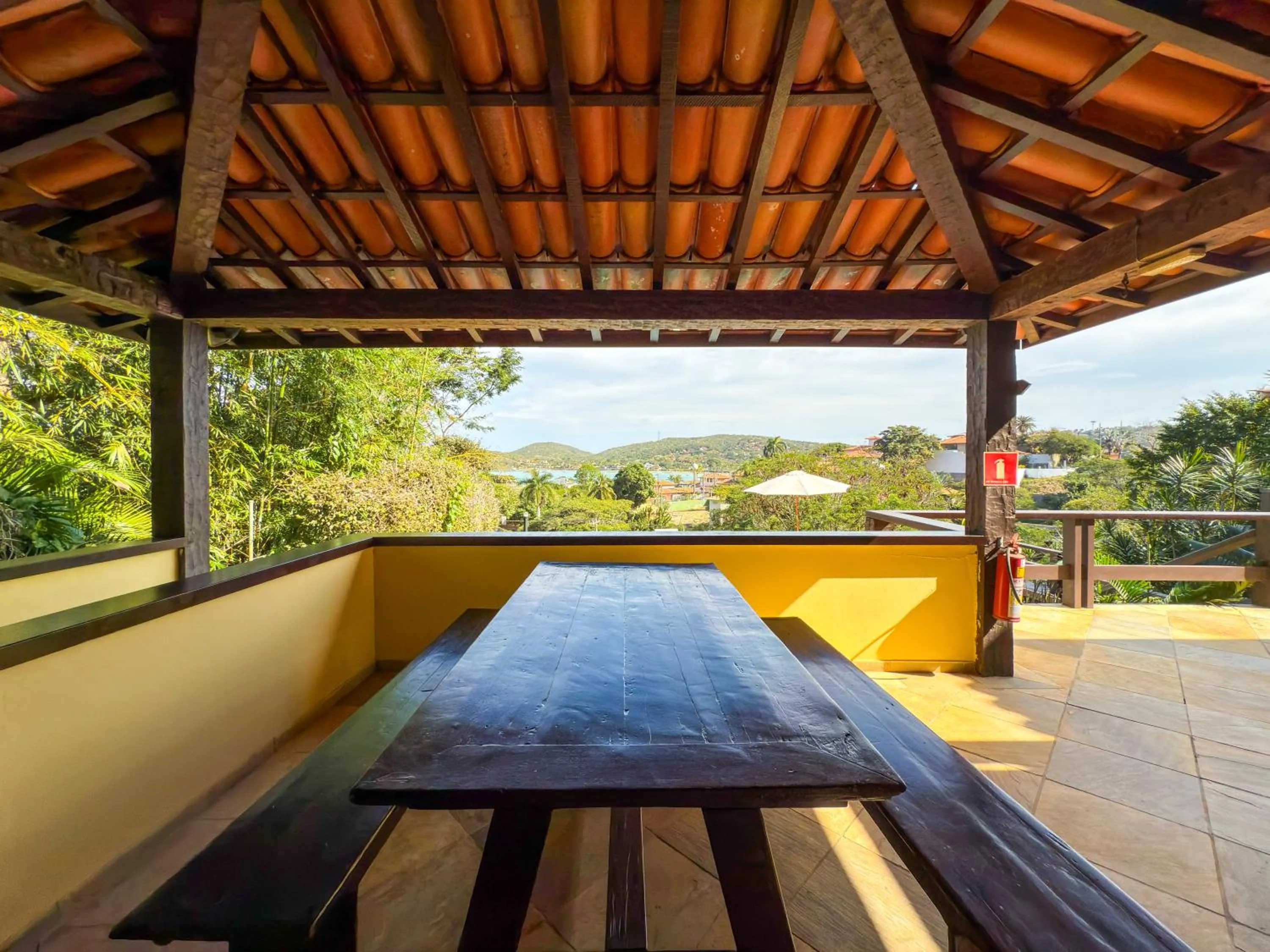 BBQ facilities in Pousada Encanto de Búzios
