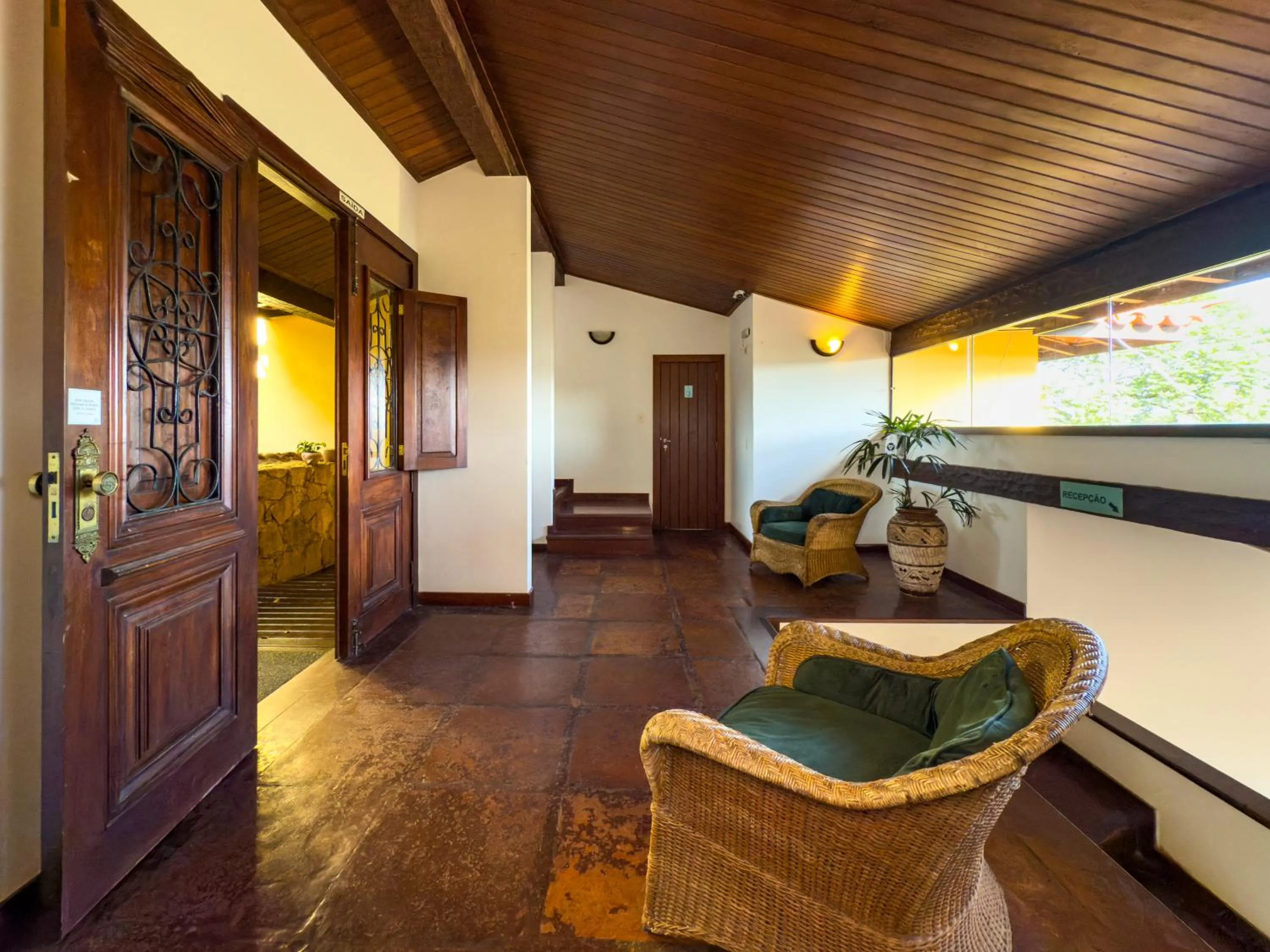Lobby or reception in Pousada Encanto de Búzios