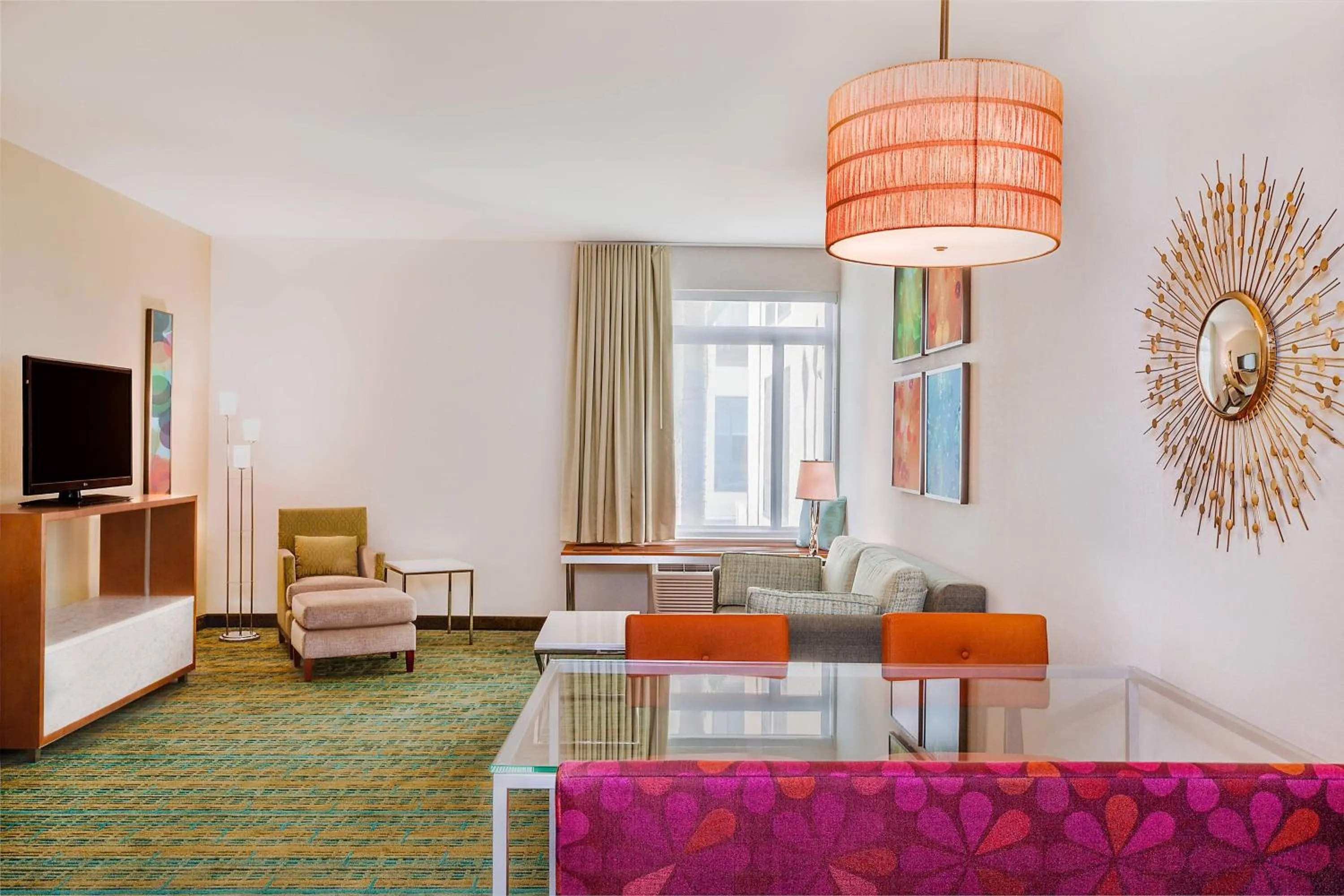 Living room in Springhill Suites by Marriott Anaheim Maingate