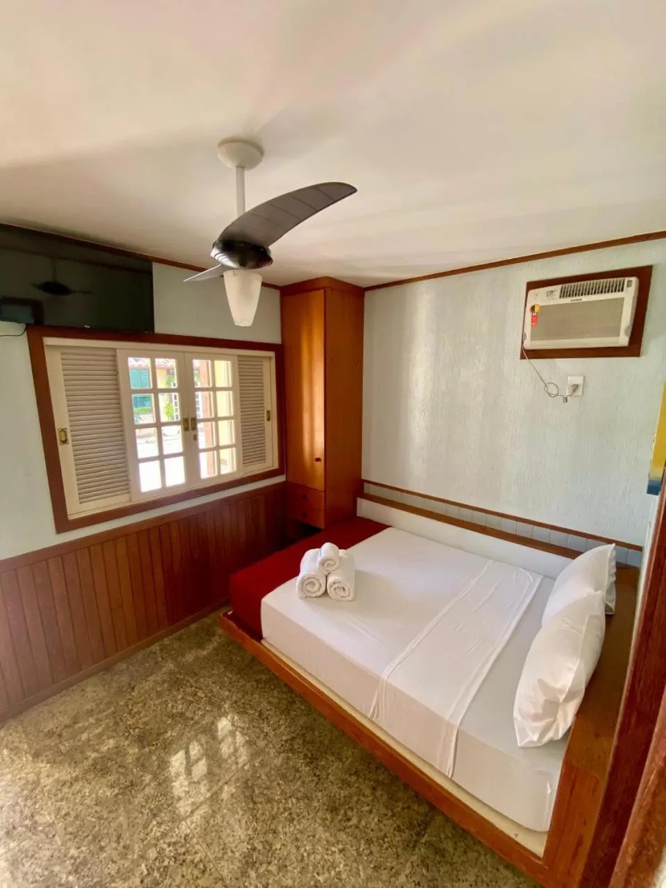 Bed in Pousada Lua Cheia