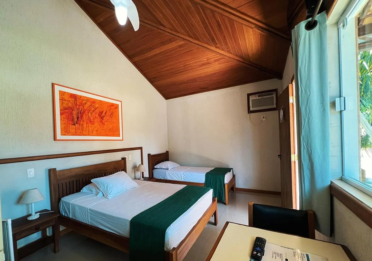 Bed in Pousada Lua Cheia