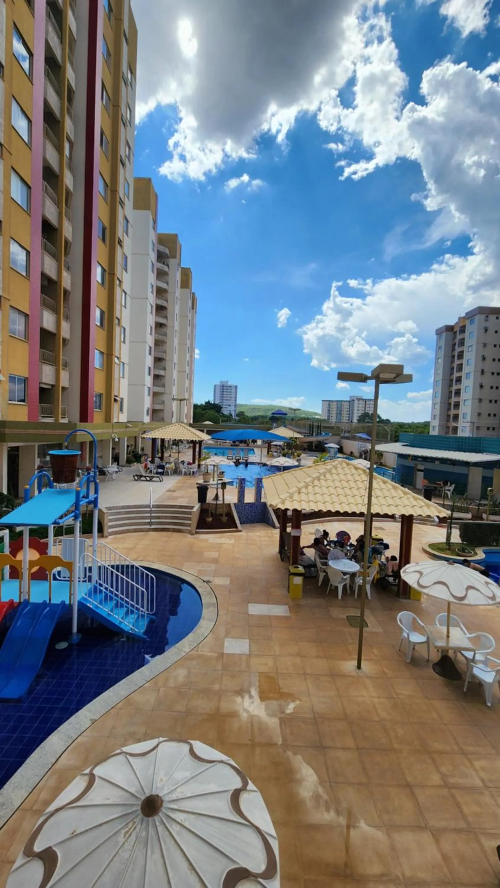 Pool view in Prive das Thermas - 301B