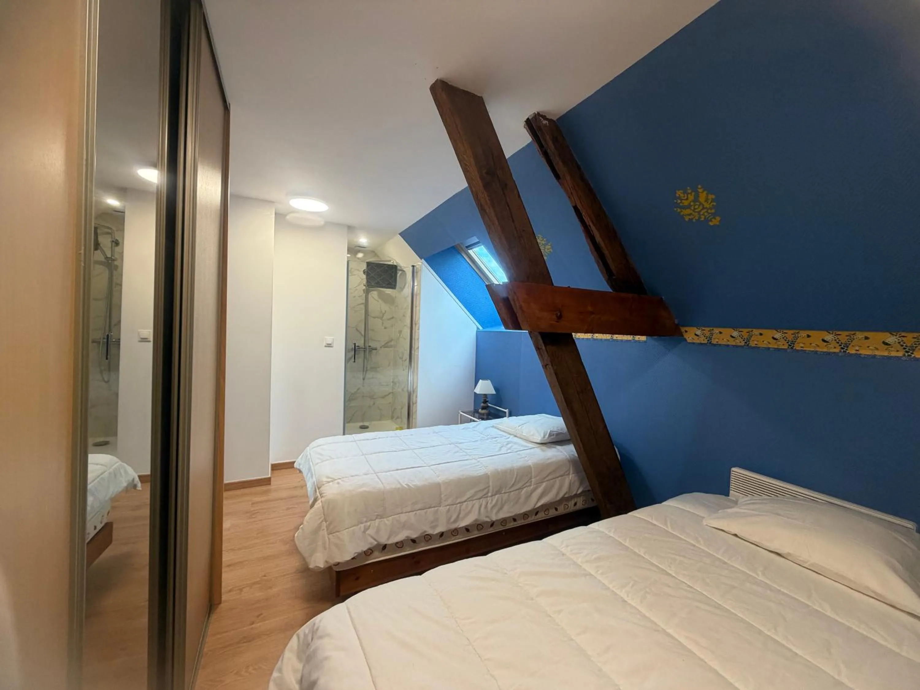 Bed in Gîte de groupe La Chapinière 7 min ZooParc Beauval