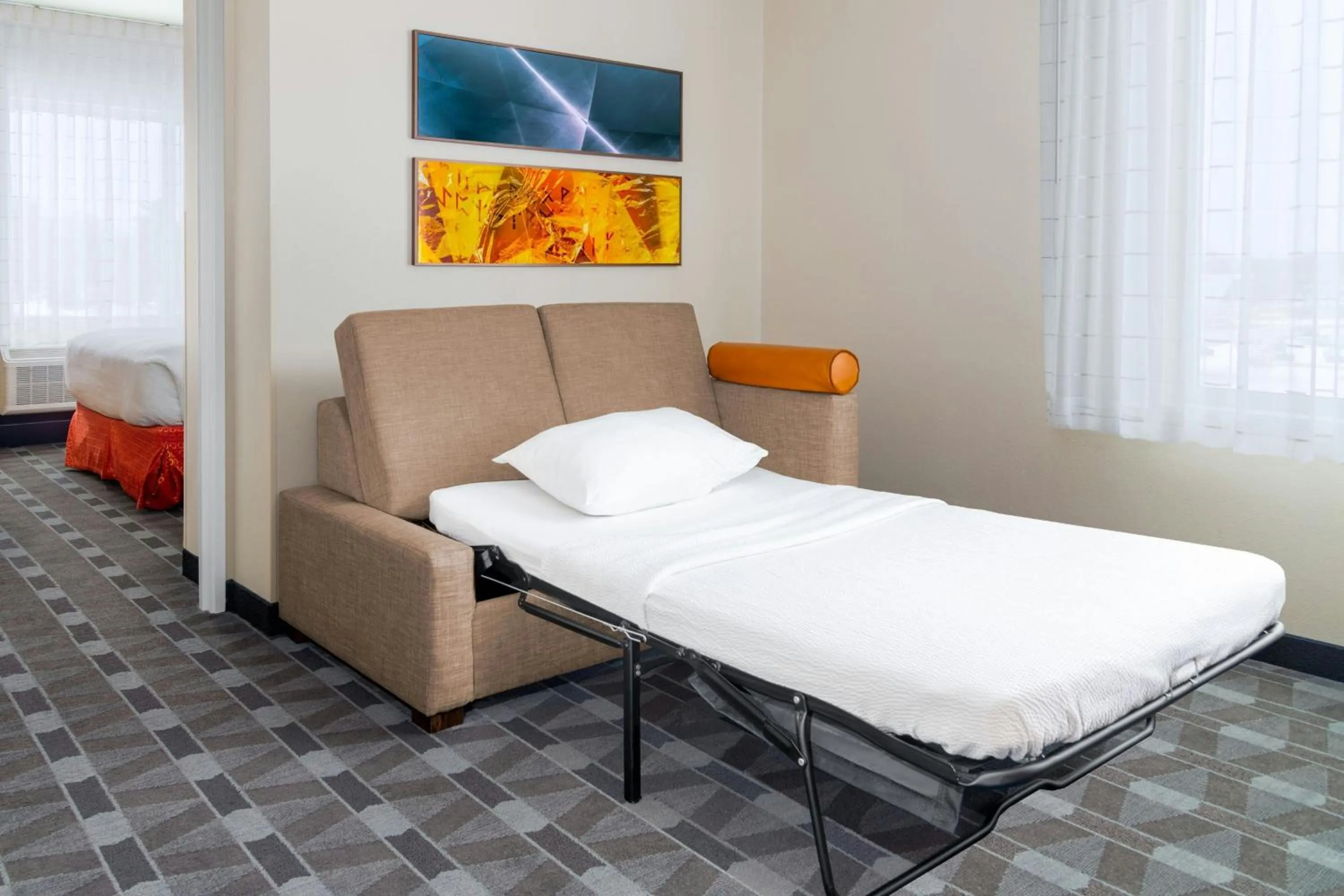 Bedroom, Bed in TownePlace Suites by Marriott Detroit Allen Park
