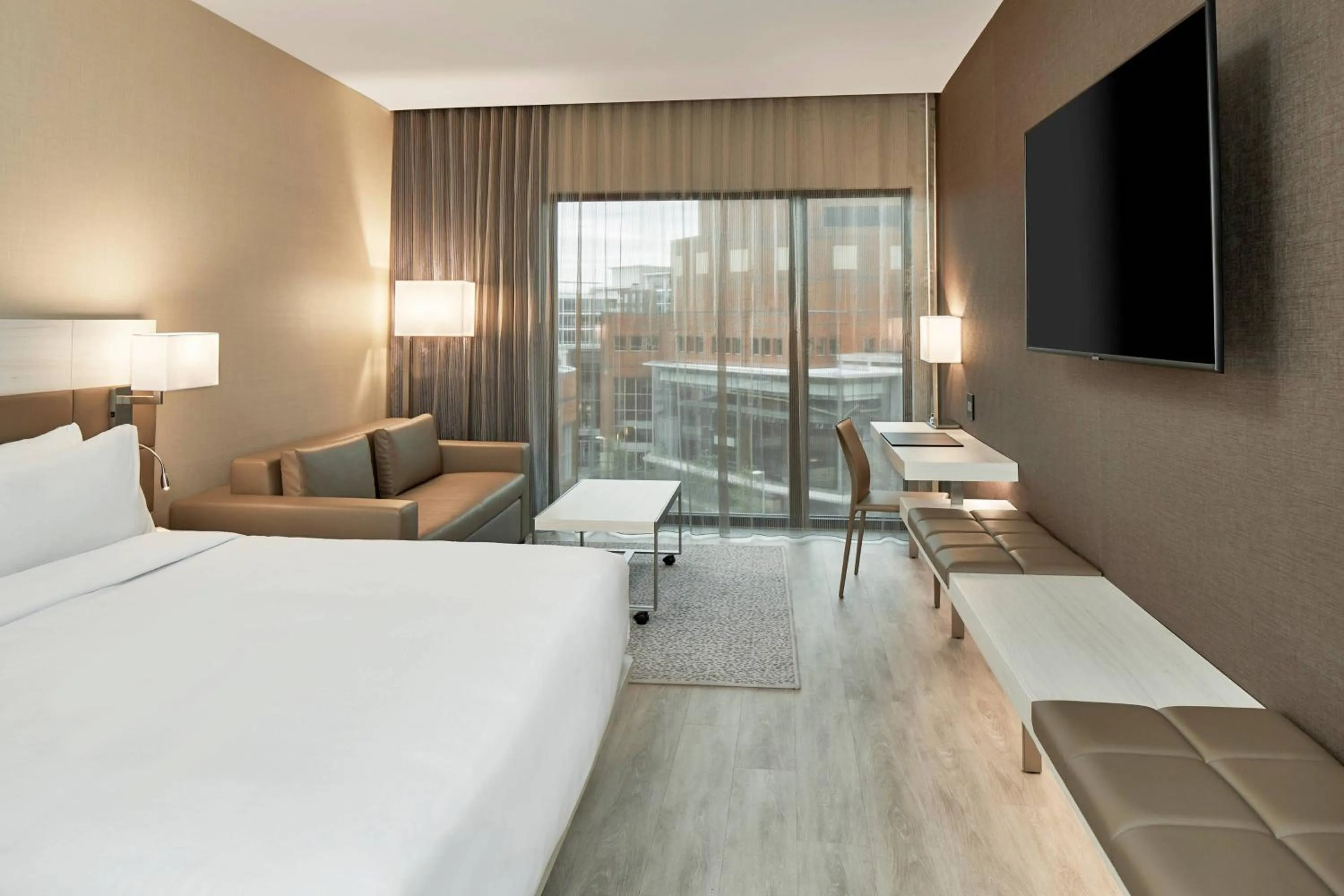 Photo of the whole room, Bed in AC Hotel by Marriott Greenville