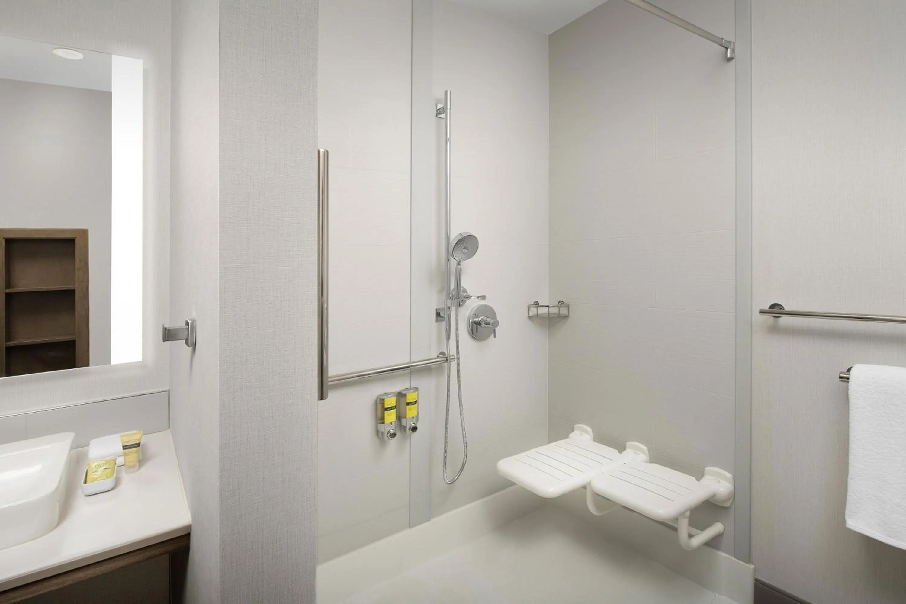 Bathroom in Element Seattle Sea-Tac Airport