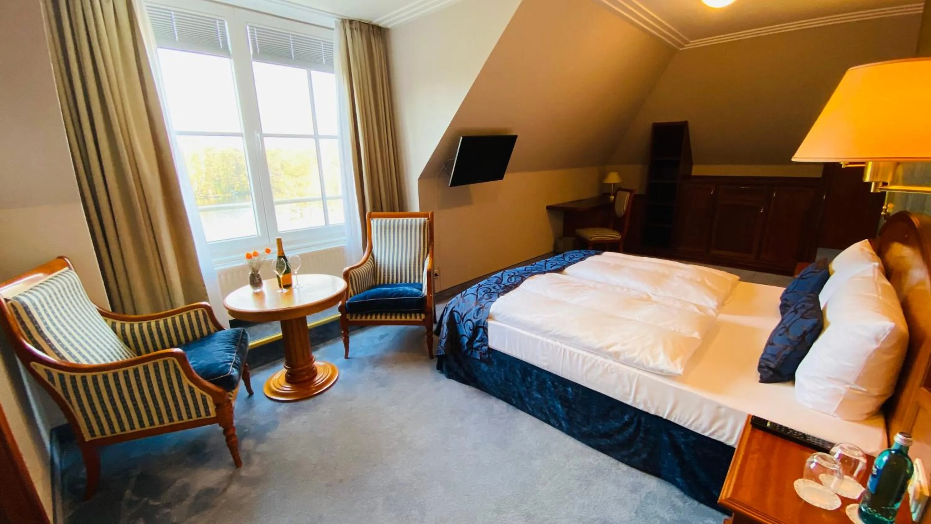 Bed in Residenz Seehotel Berlin Brandenburg