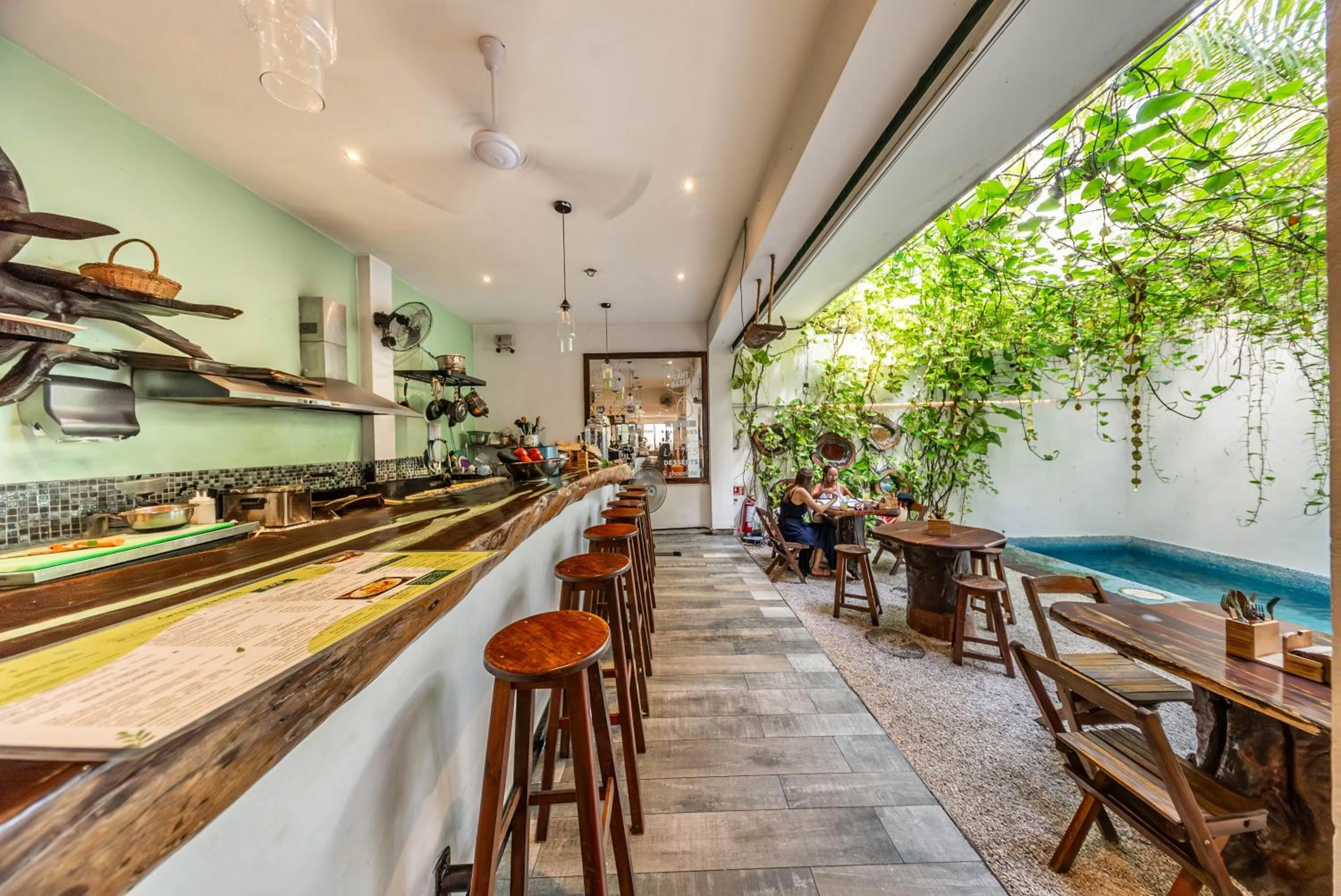 Patio in The Green Village Boutique Hotel