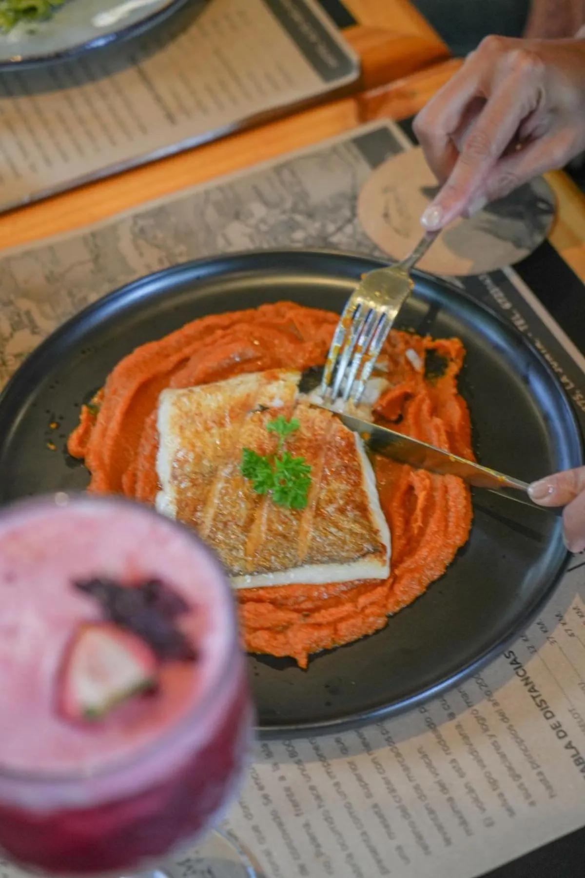 Food in Alto Melimoyu Hotel & Patagonia