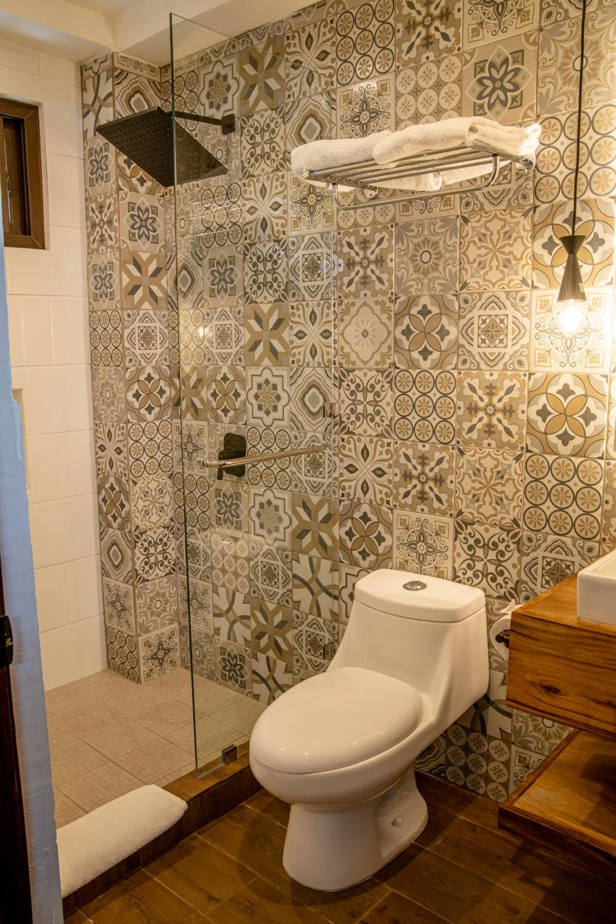 Toilet in Hotel Las Camelias Inn by AHS