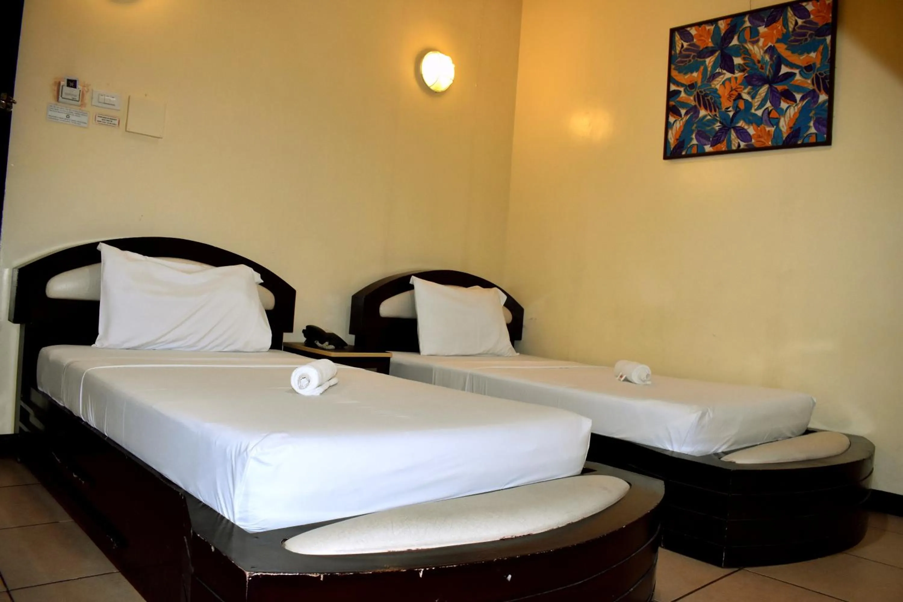 Bed in Hotel Nicanor