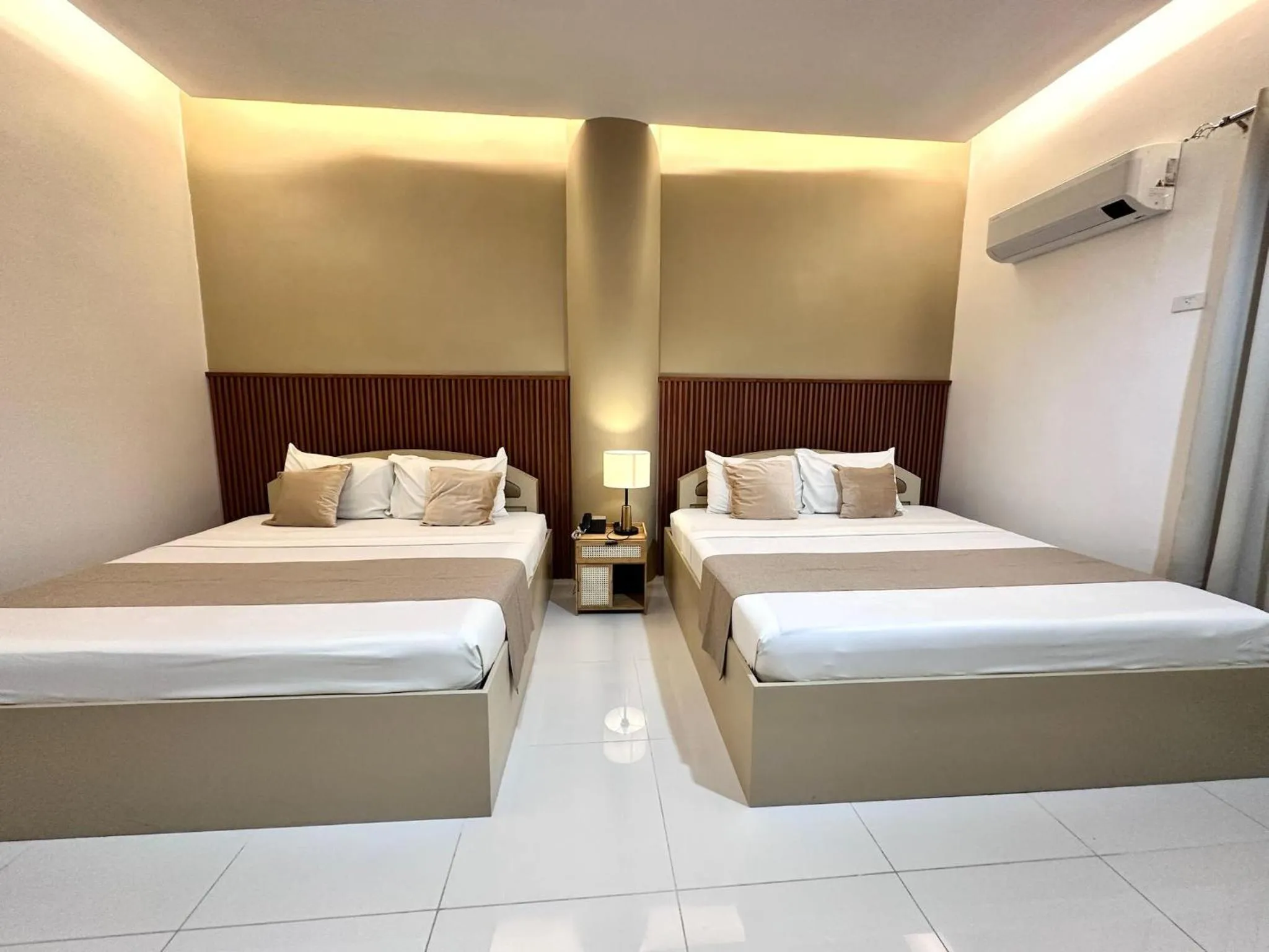 Bed in Hotel Nicanor