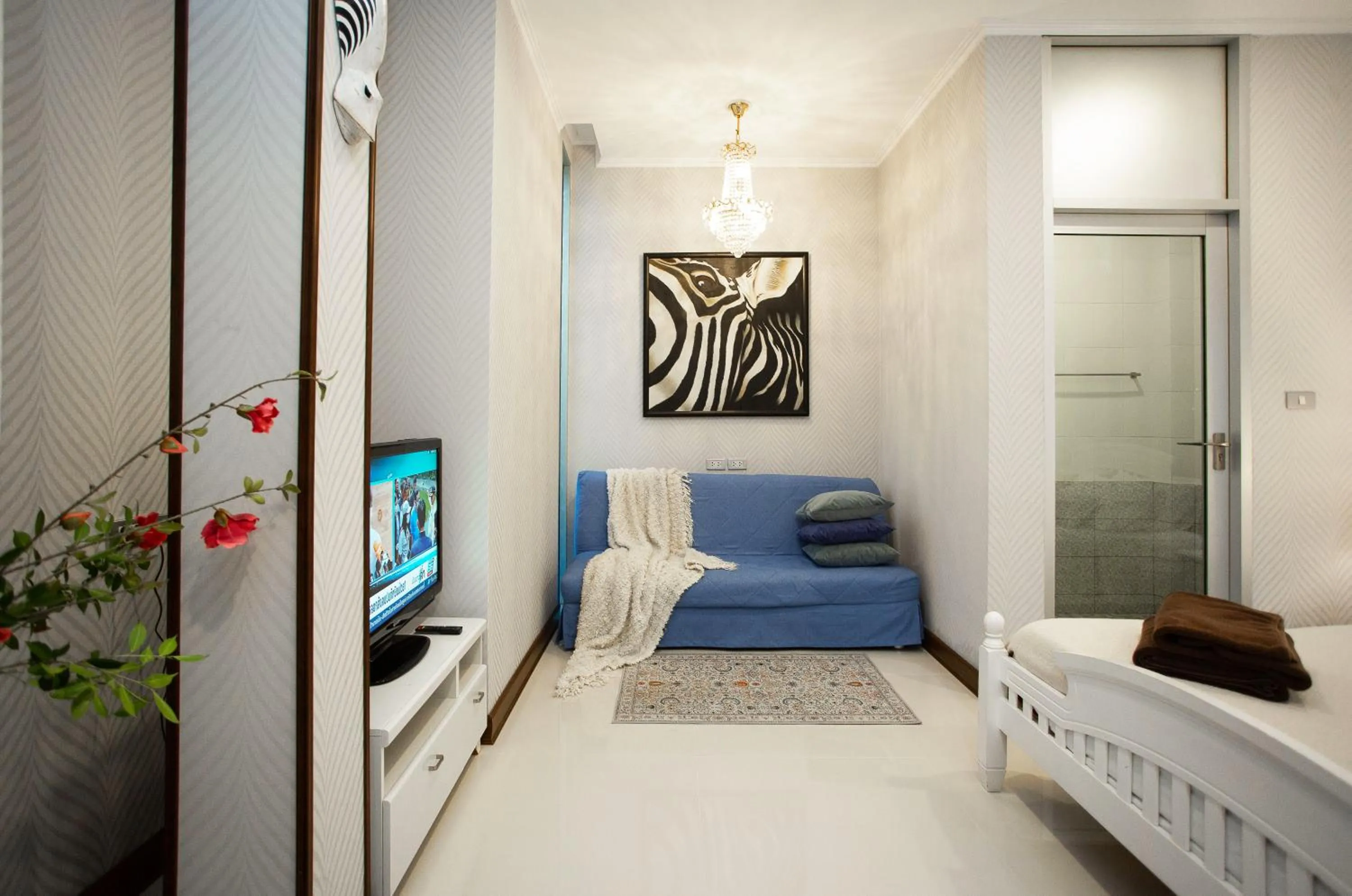 Toilet, Bed in Nagawari Art Maldives BBQ Pattaya Villa