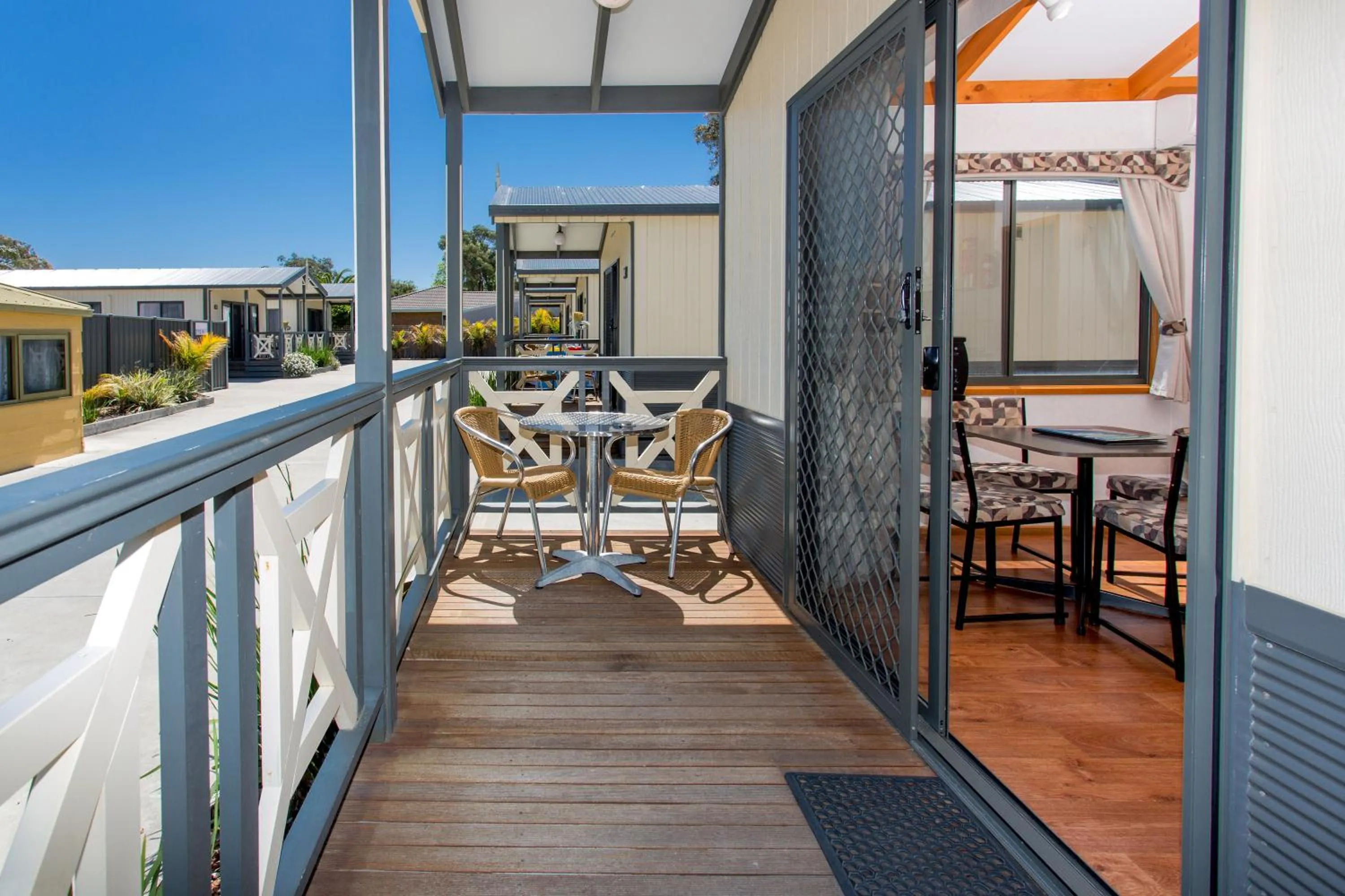 Balcony/Terrace in BIG4 Whiters Holiday Village