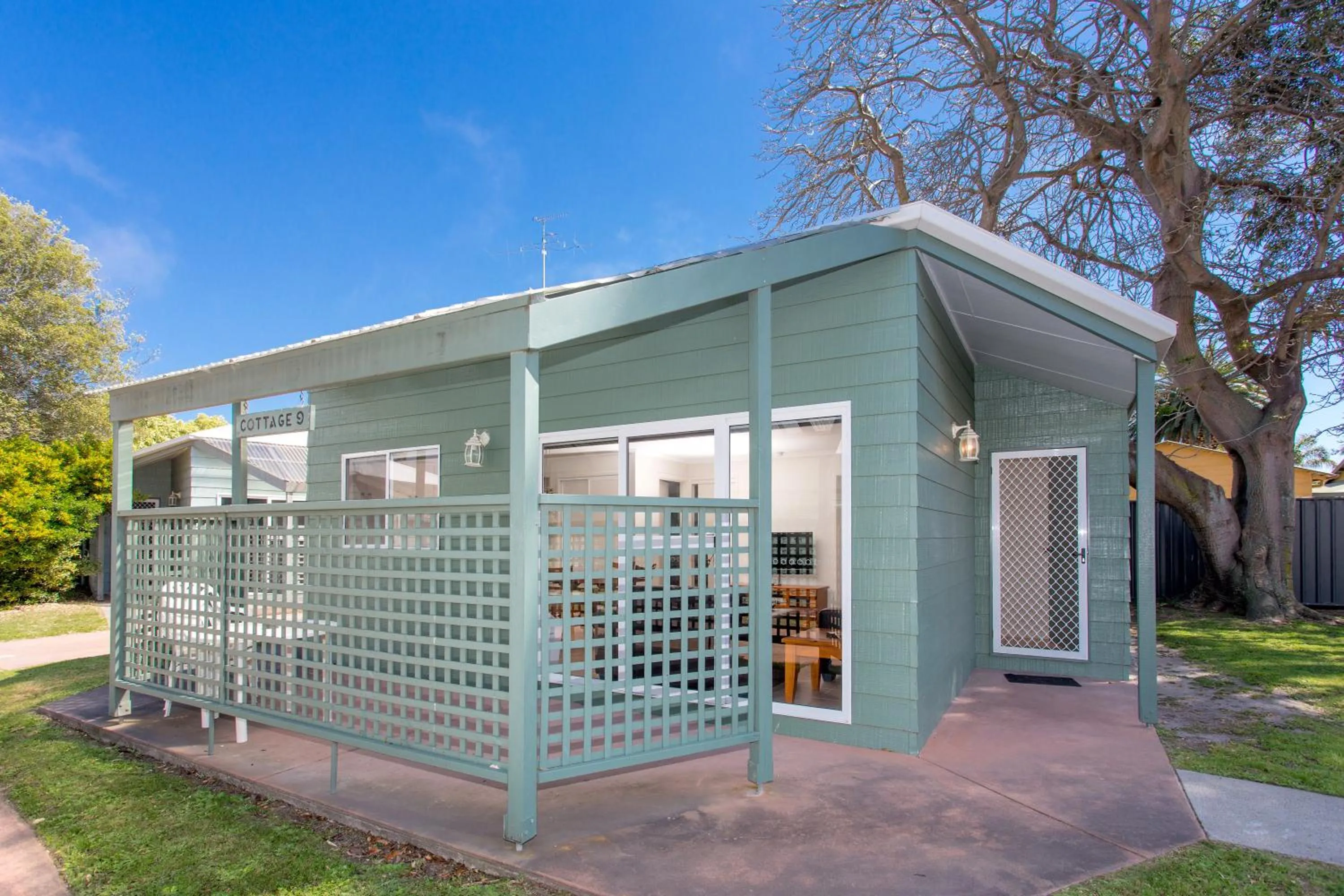 Balcony/Terrace in BIG4 Whiters Holiday Village