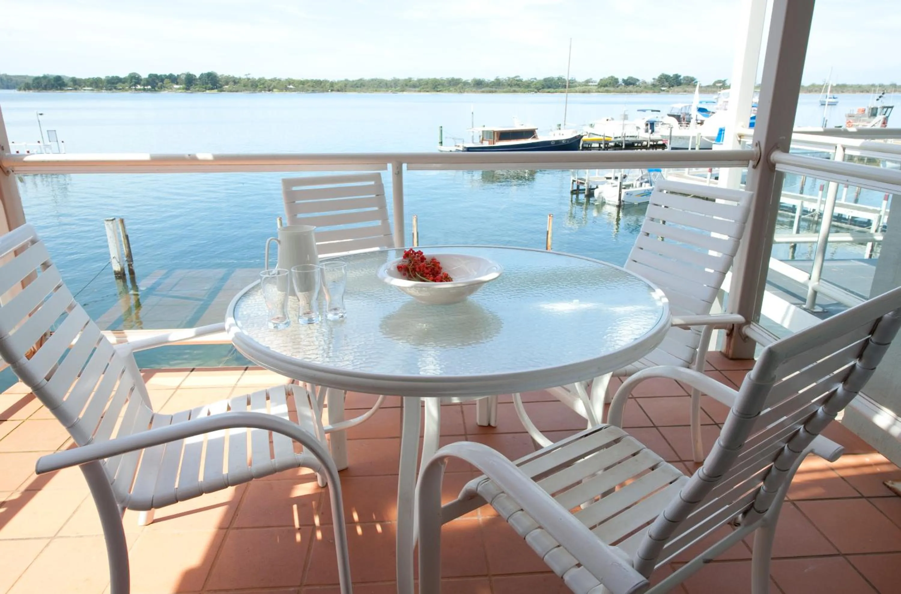 Balcony/Terrace in The Moorings at Metung