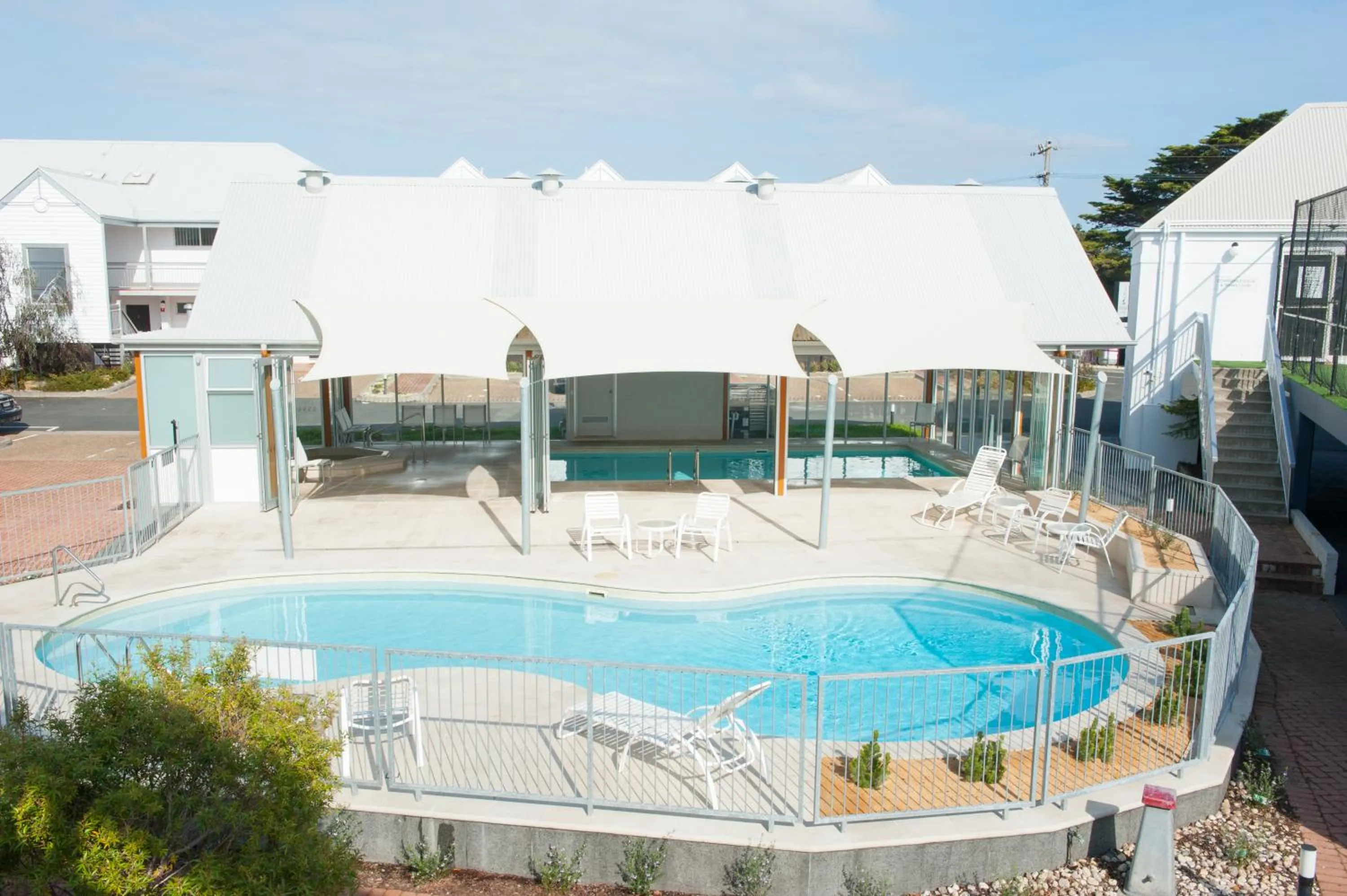 Swimming pool in The Moorings at Metung