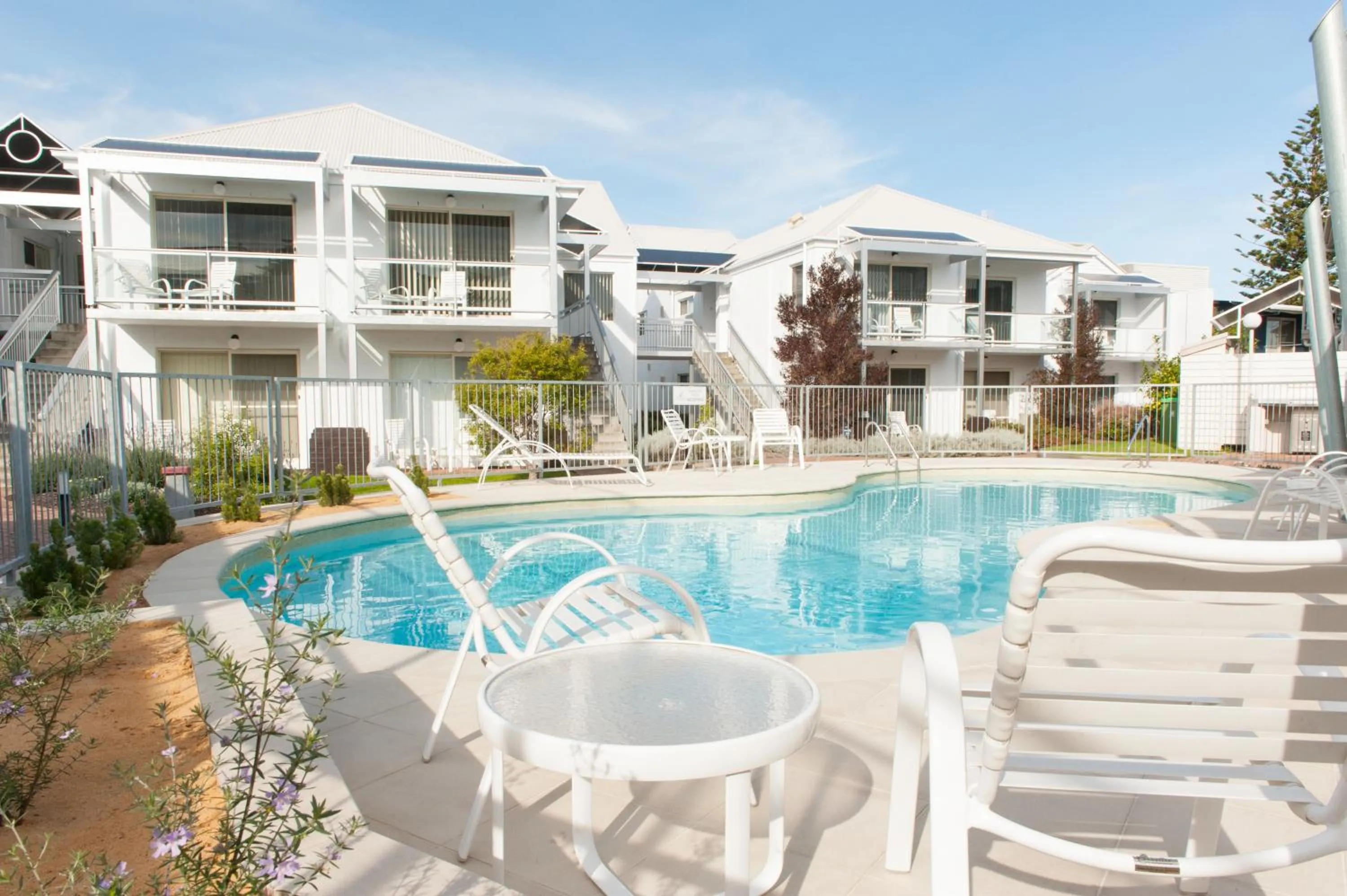 Swimming pool in The Moorings at Metung