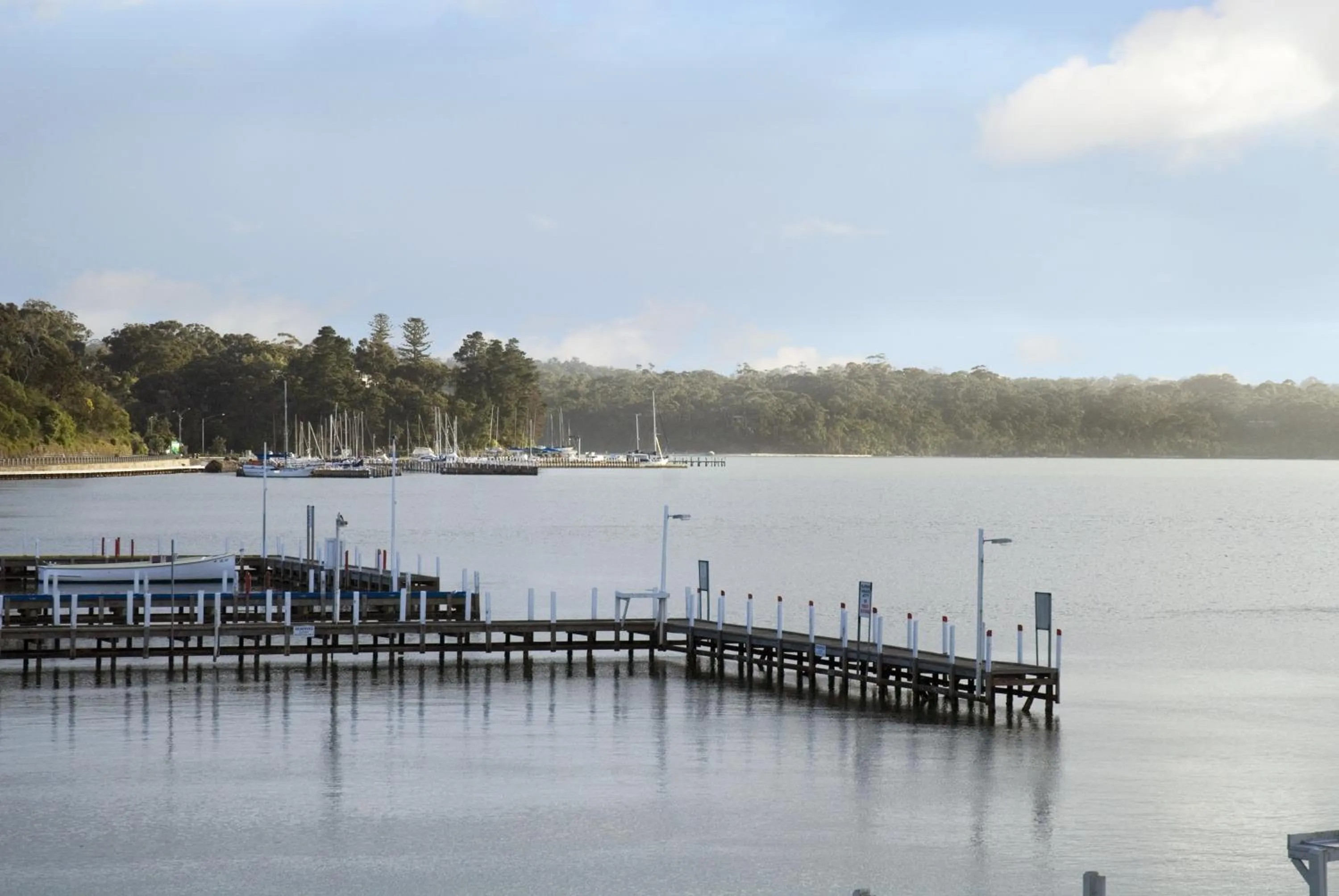 Lake view in The Moorings at Metung