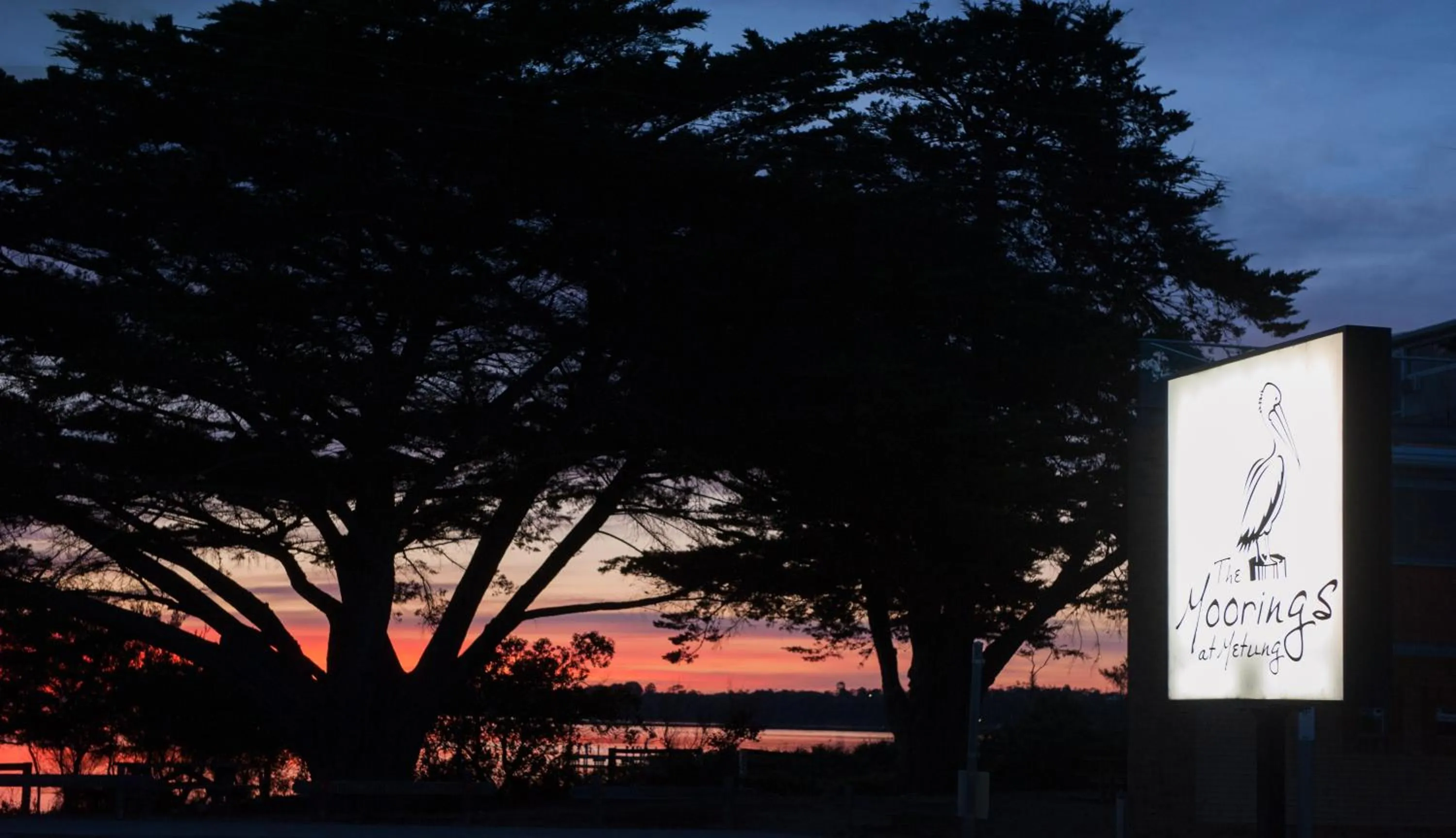 Winter in The Moorings at Metung