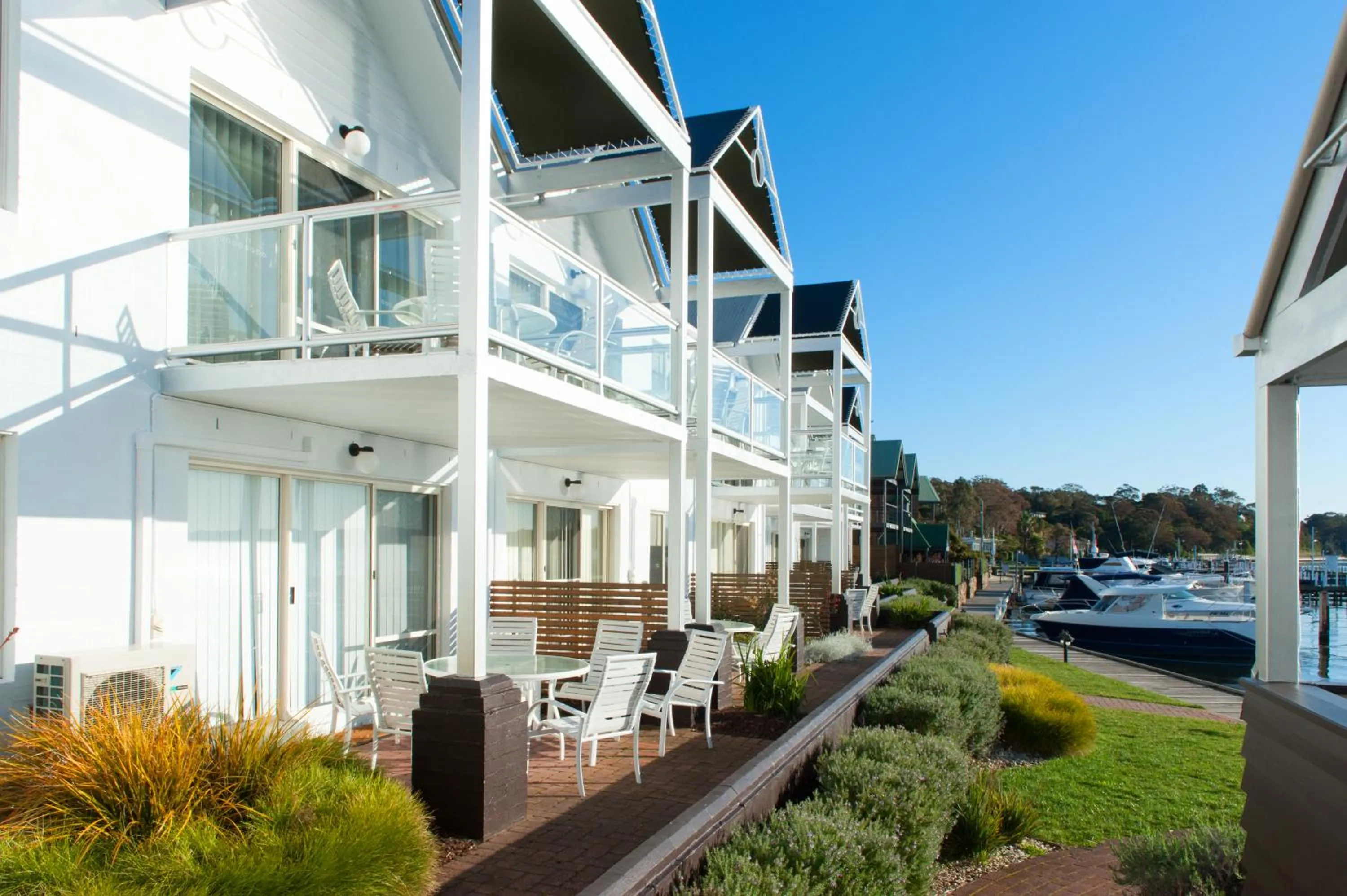 Garden in The Moorings at Metung