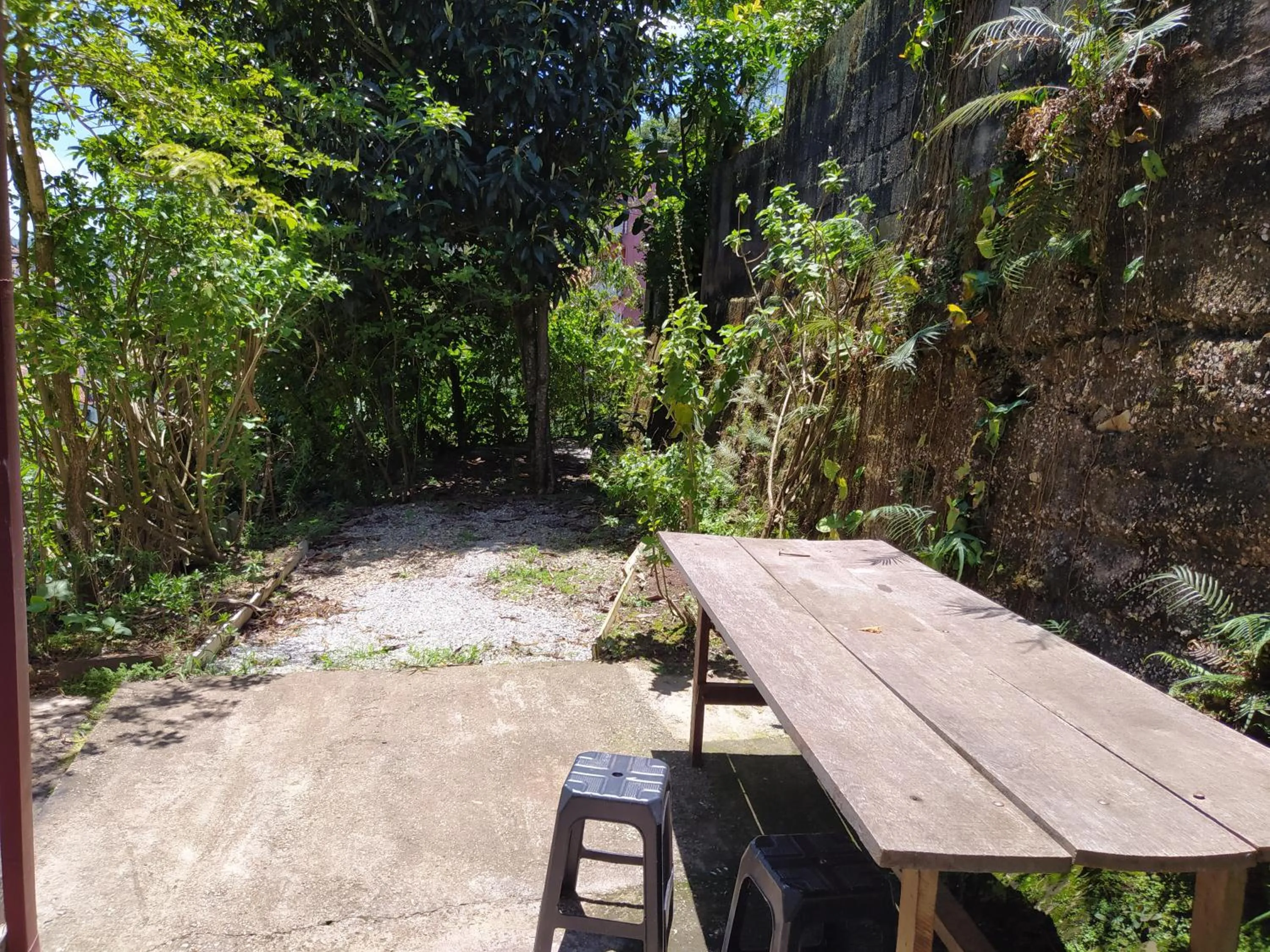 Garden in Trilhas de Minas Hostel Camping