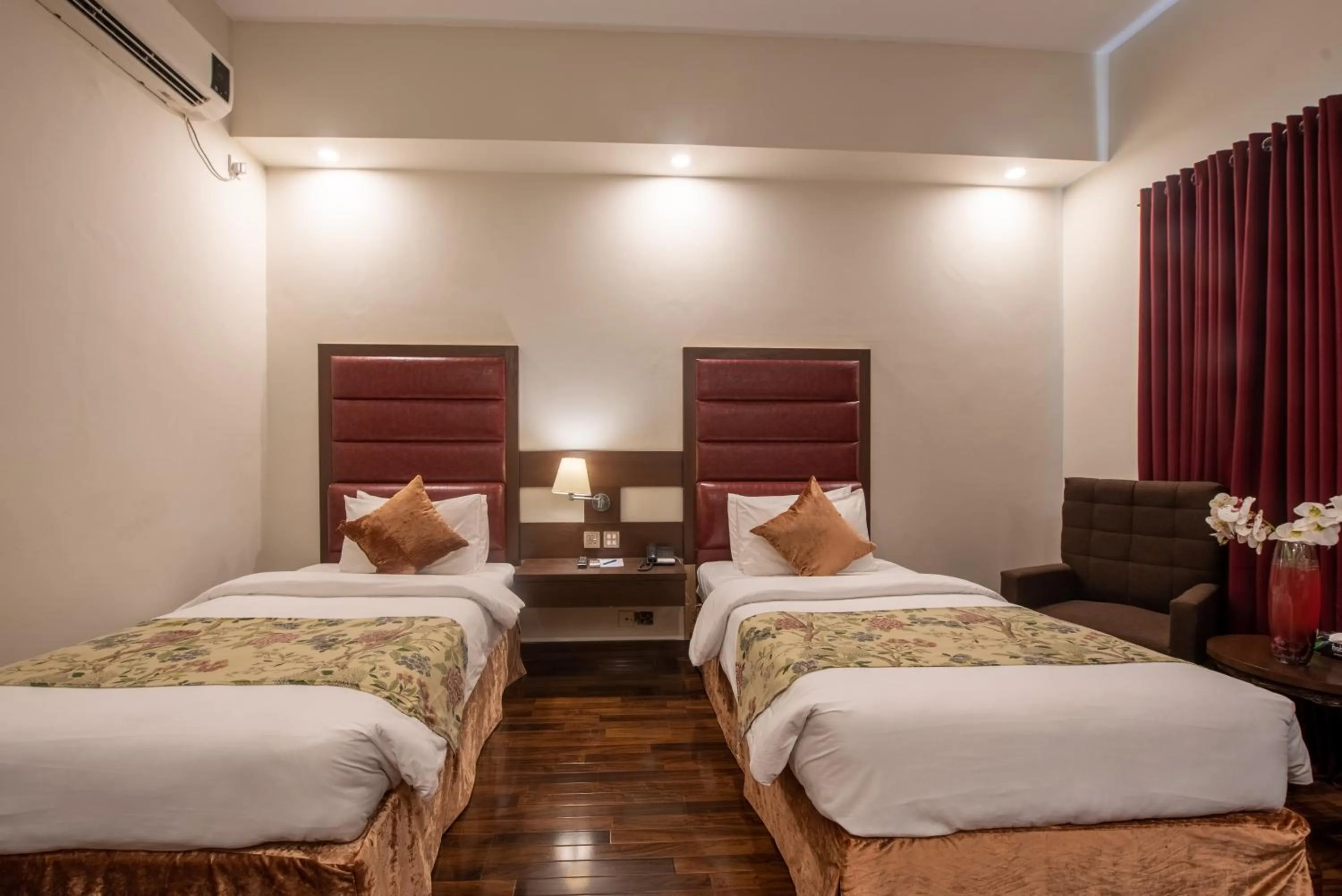 Bed in Legend Hotel Islamabad