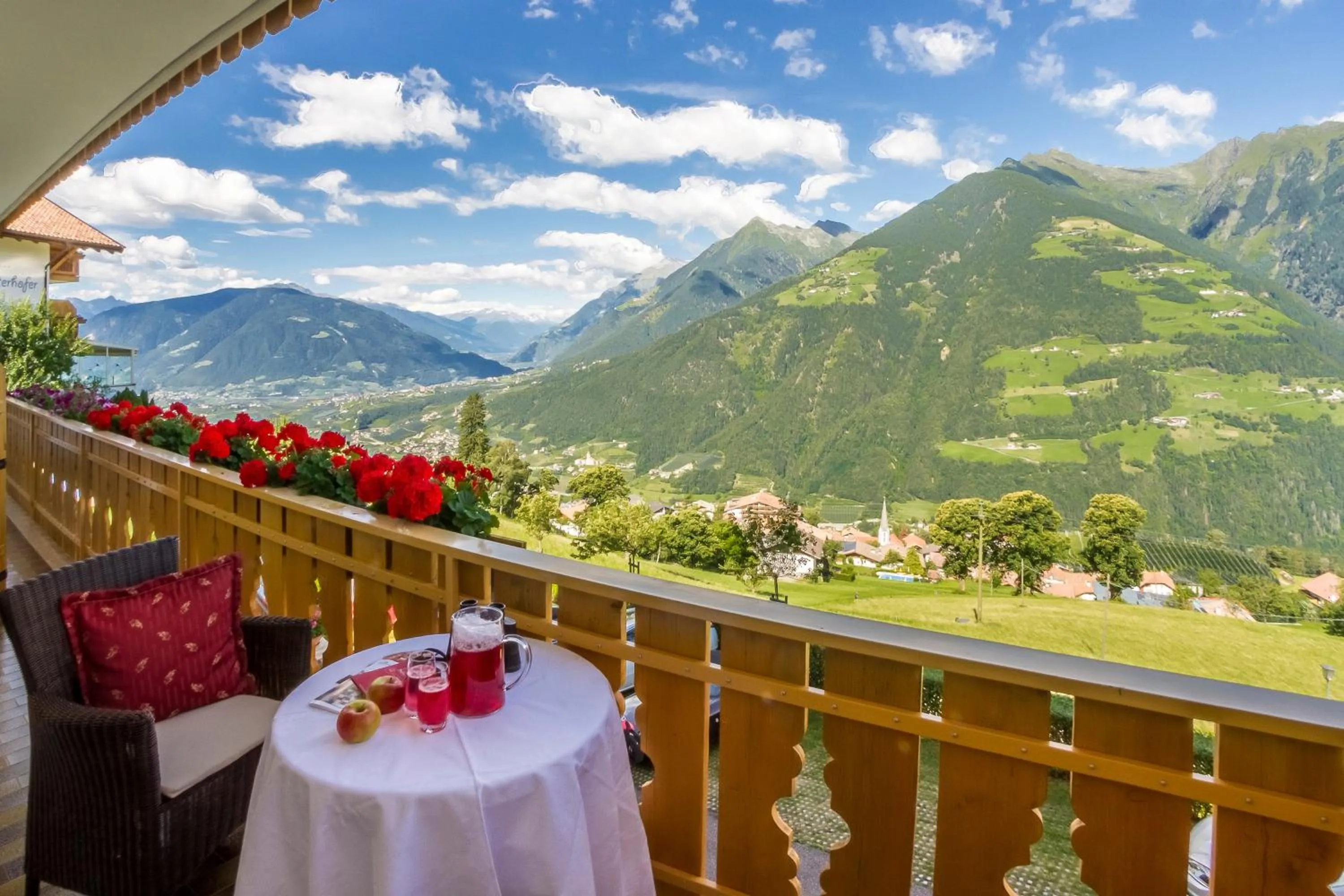 City view in Appartements Verdinserhöhe