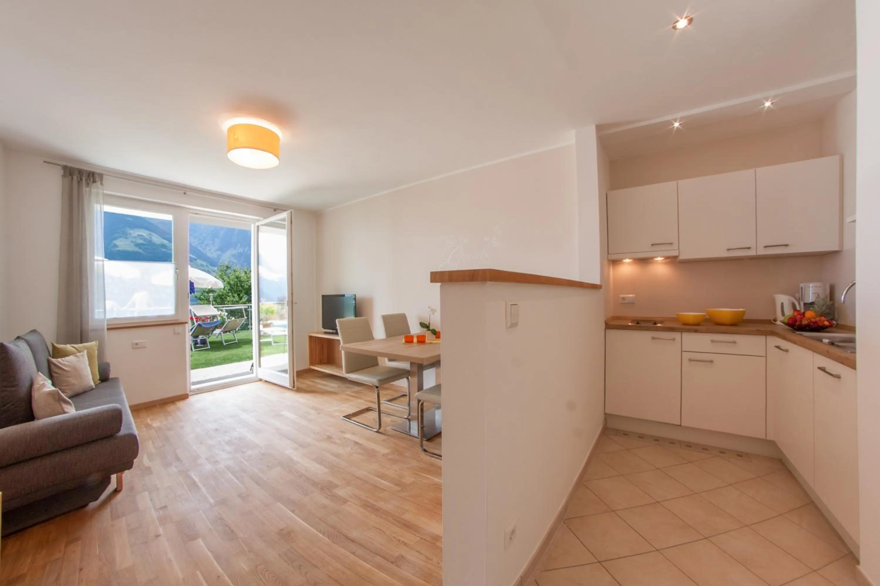 Kitchen or kitchenette in Appartements Verdinserhöhe