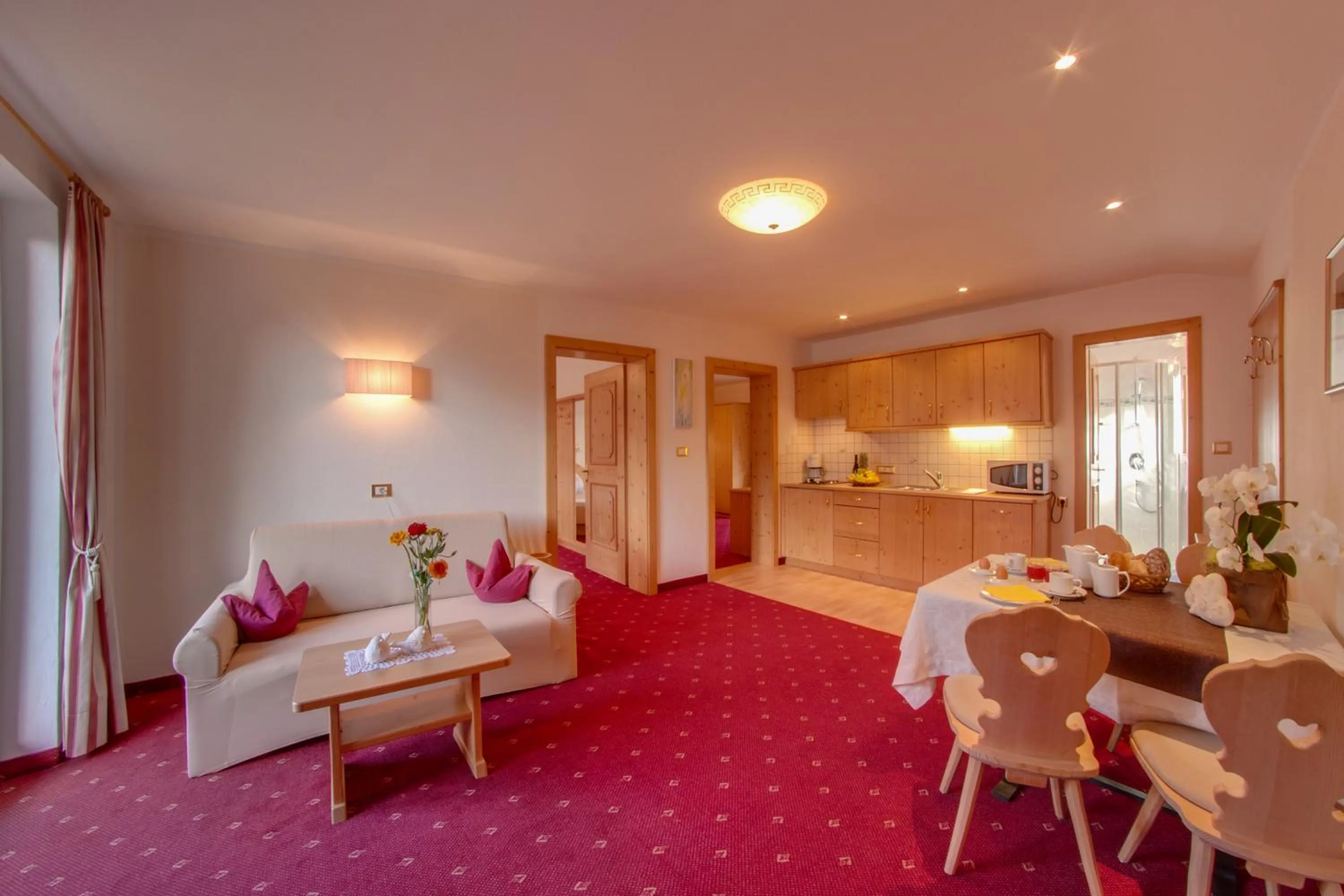 Kitchen or kitchenette in Appartements Verdinserhöhe